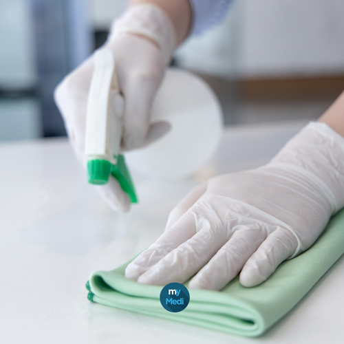 Nettoyage du cabinet d'ostéopathie