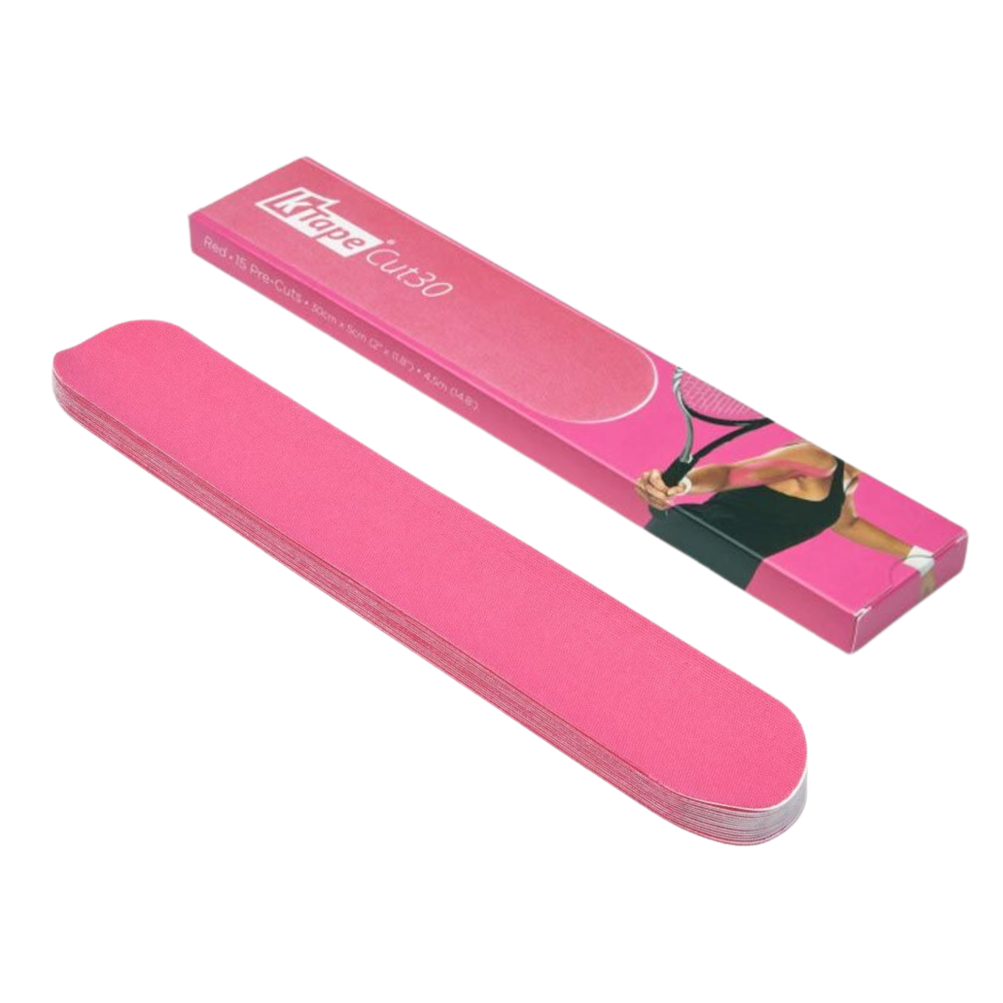 15 Bandes taping prédécoupées - 30 cm - K-Tape Cut