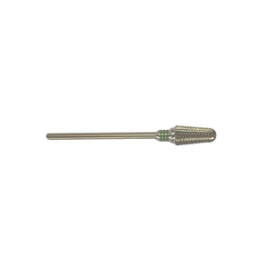 Fraise E5275 Carbure de tungstène conique à bout rond - Abrasion des ongles épais et onychogryphose - Denture hélicoïdale super