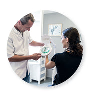 Lampe loupe LID Vera LED 4W  sur pied à roulettes