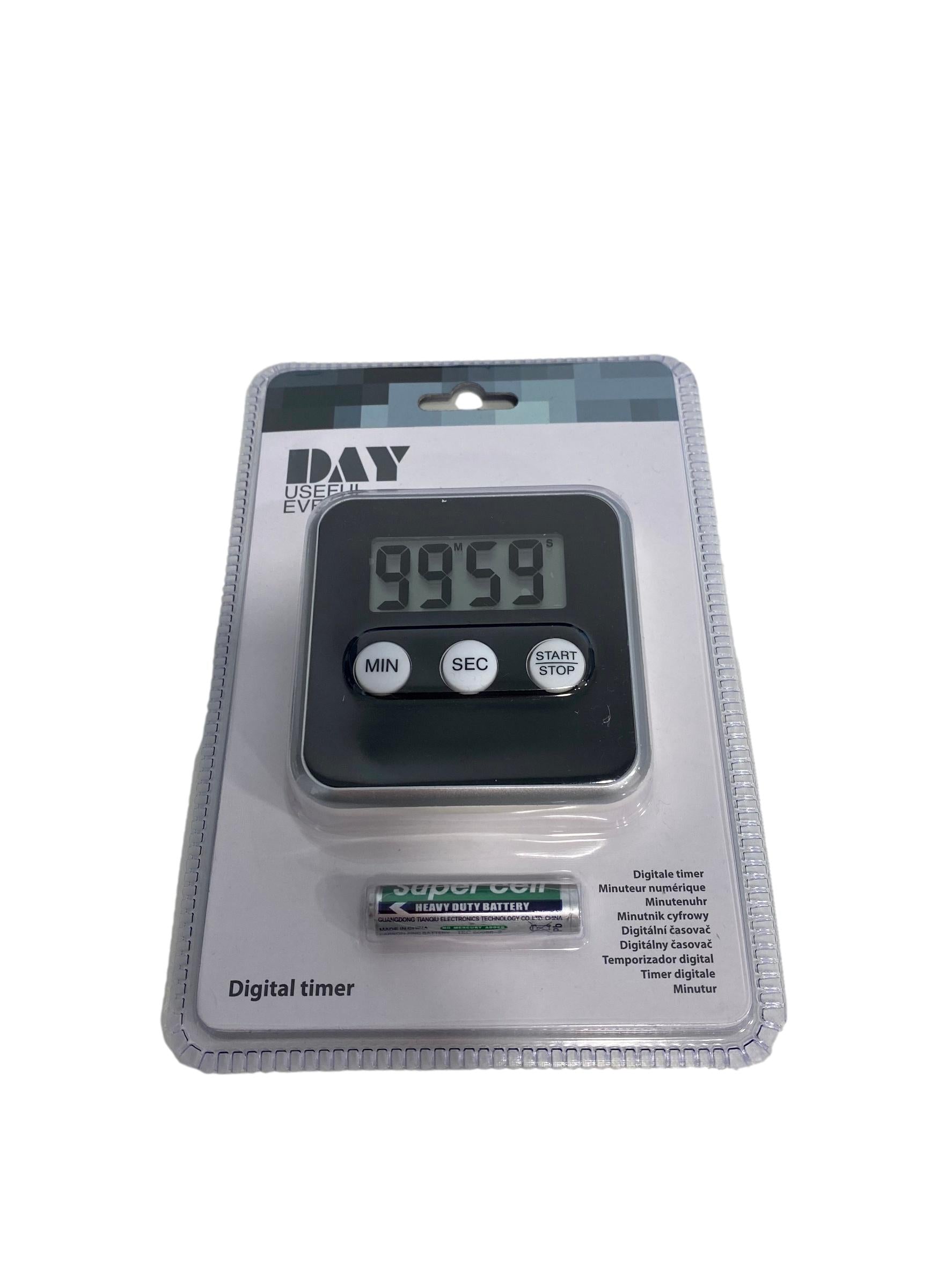 Minuteur digital avec pile - Idéal orthoplasties - 4 coloris disponibles