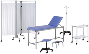 Divan d'examen Ecomax - hauteur fixe - 60x80cm (2 Coloris) - CARINA MEDICAL