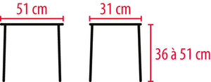 Chaise 2 en 1 ou Tabouret de douche - CADIZ - Invacare