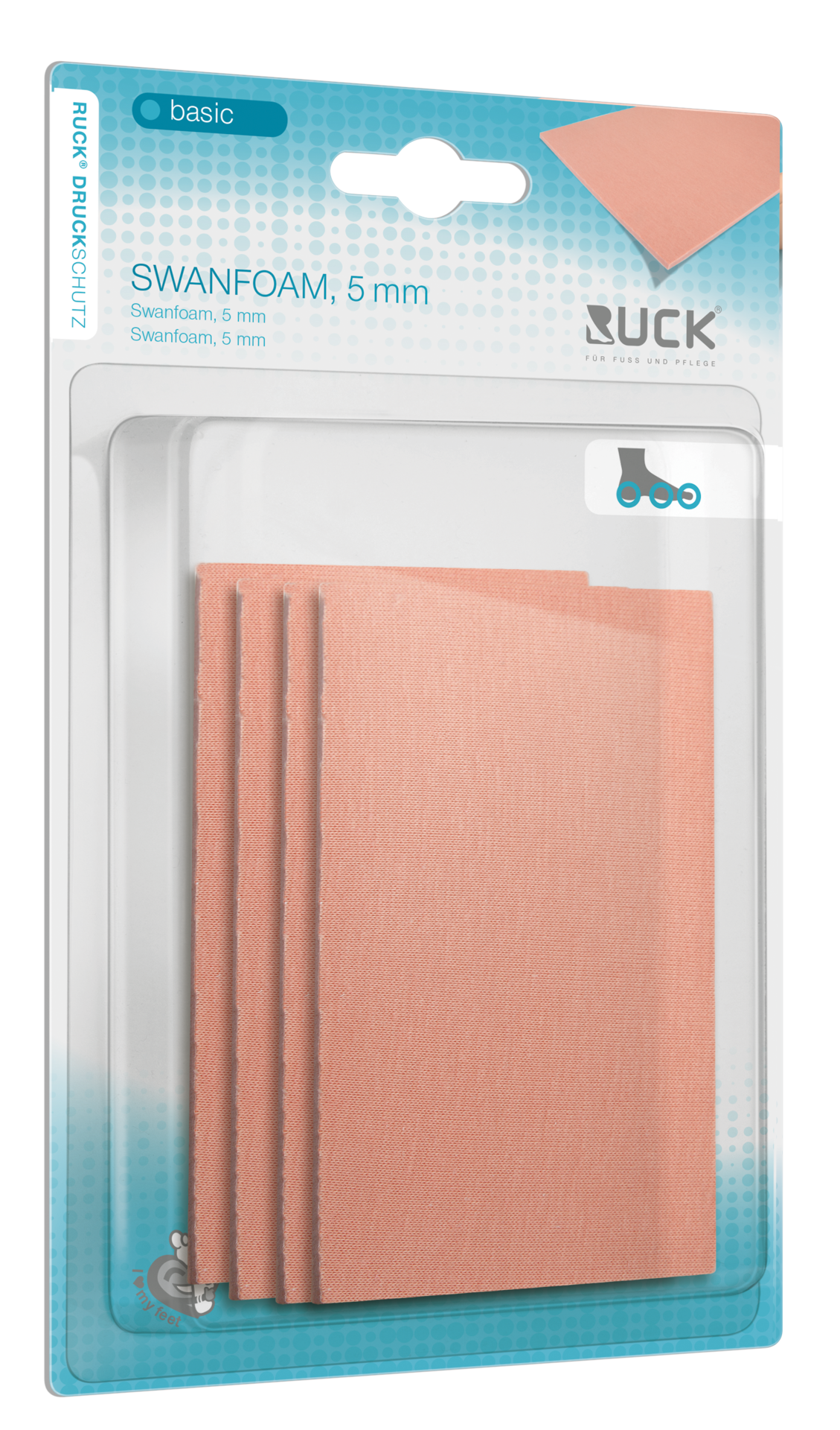 Swan Foam - 1 plaque - 7,5 x 11,6 cm - Épaisseur : 5 mm - Ruck