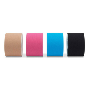 Boîte de 4 rouleaux de Bande adhésive élastique - 5cm x 5m - 5 couleurs - K-Tape