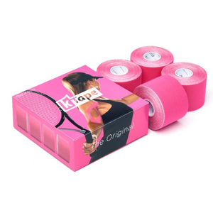 Boîte de 4 rouleaux de Bande adhésive élastique - 5cm x 5m - 5 couleurs - K-Tape