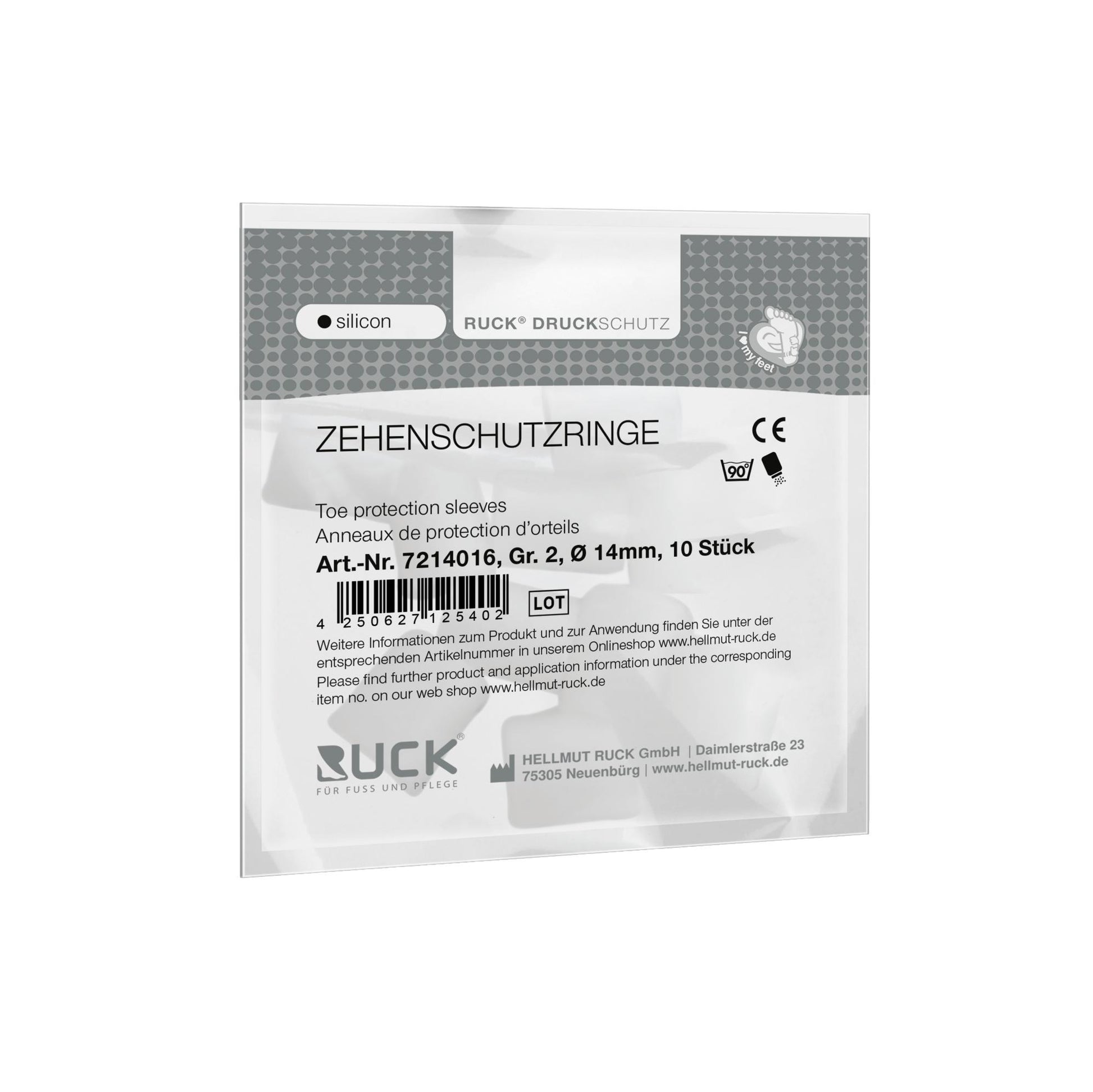 Protection pour orteils en silicone - Maxi - 3 diamètres disponibles - Ruck