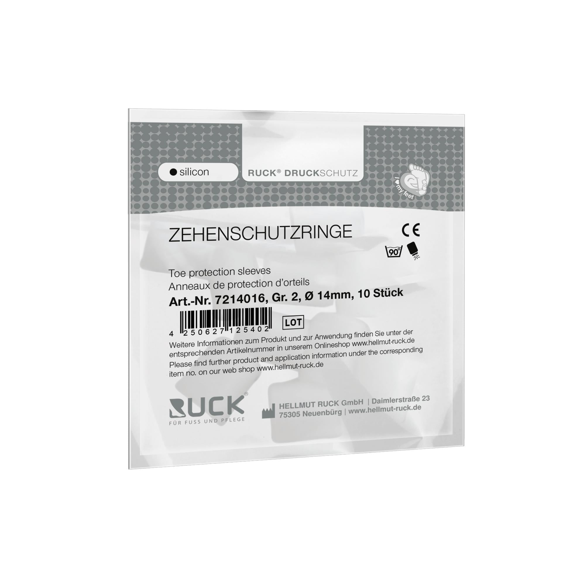 Protection pour orteils en silicone - Maxi - 3 diamètres disponibles - Ruck