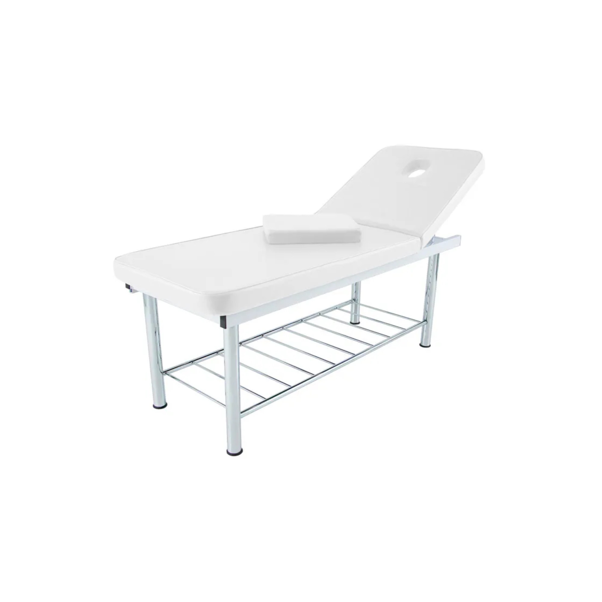 Table de massage fixe 2 panneaux en acier - 5 coloris