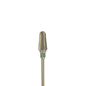 Fraise E5275 Carbure de tungstène conique à bout rond - Abrasion des ongles épais et onychogryphose - Denture hélicoïdale super