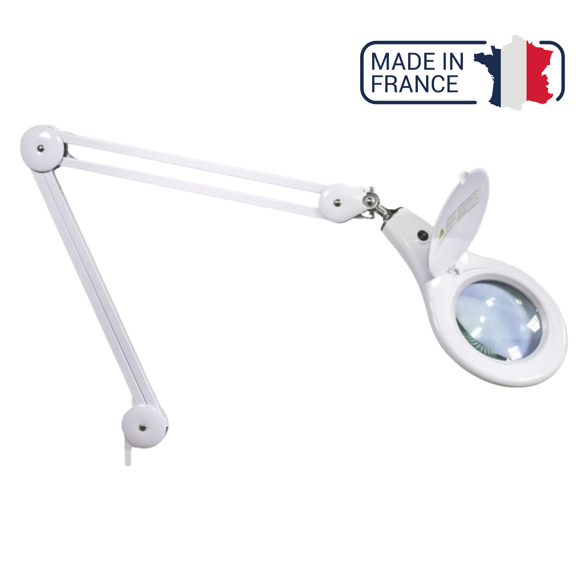Lampe loupe LID Vera LED 4W  sur pied à roulettes