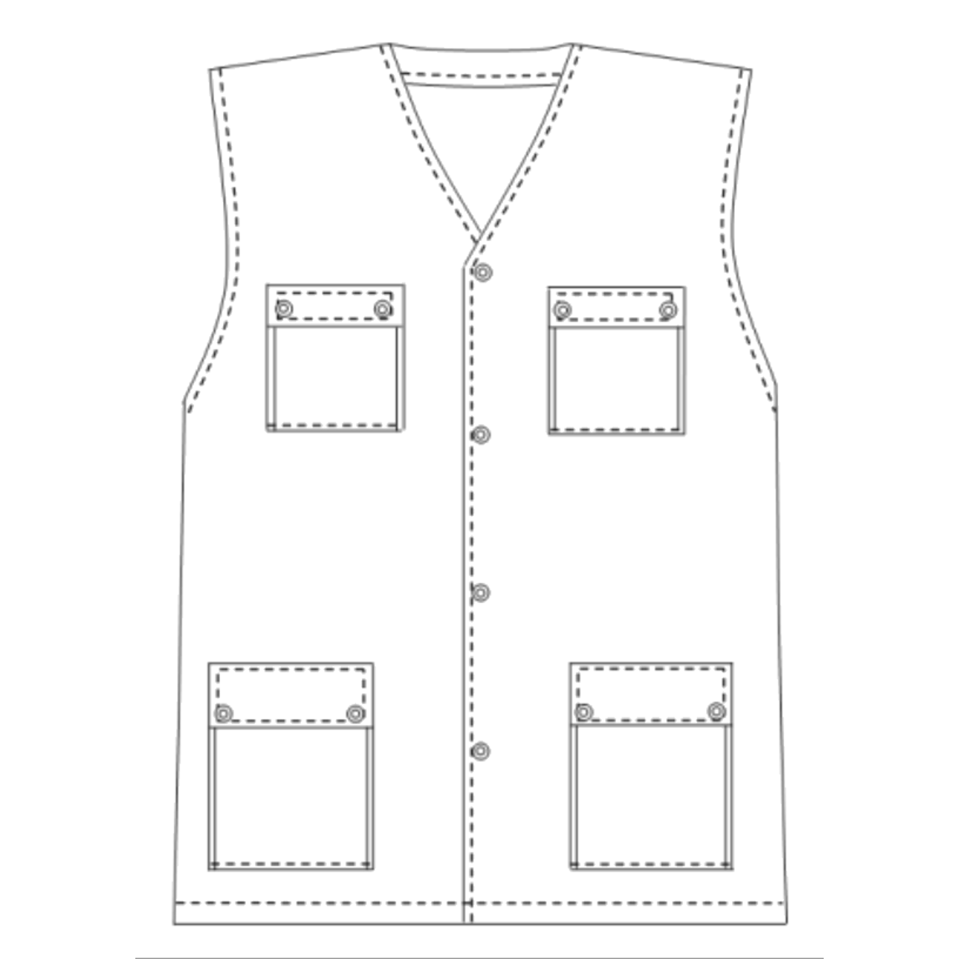 Ben - Gilet - Sans manche - Homme - 75 cm