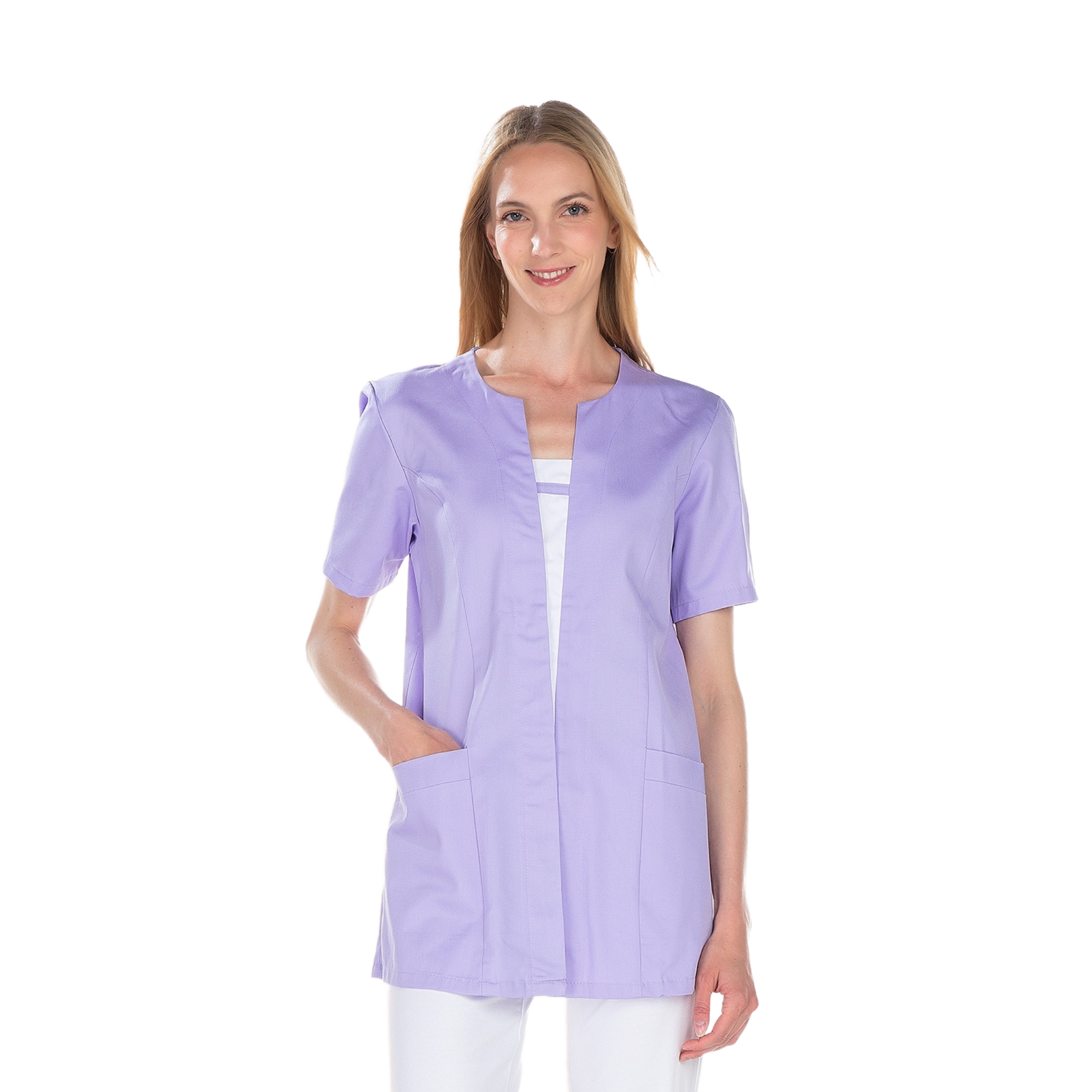 Violette - Tunique - Manches courtes - Femme - 75 cm