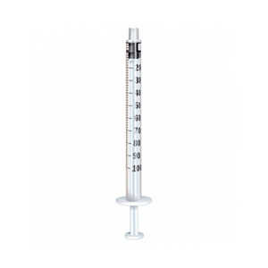 Seringue 3 pièces - Insuline Nue 1ml - Euromédis