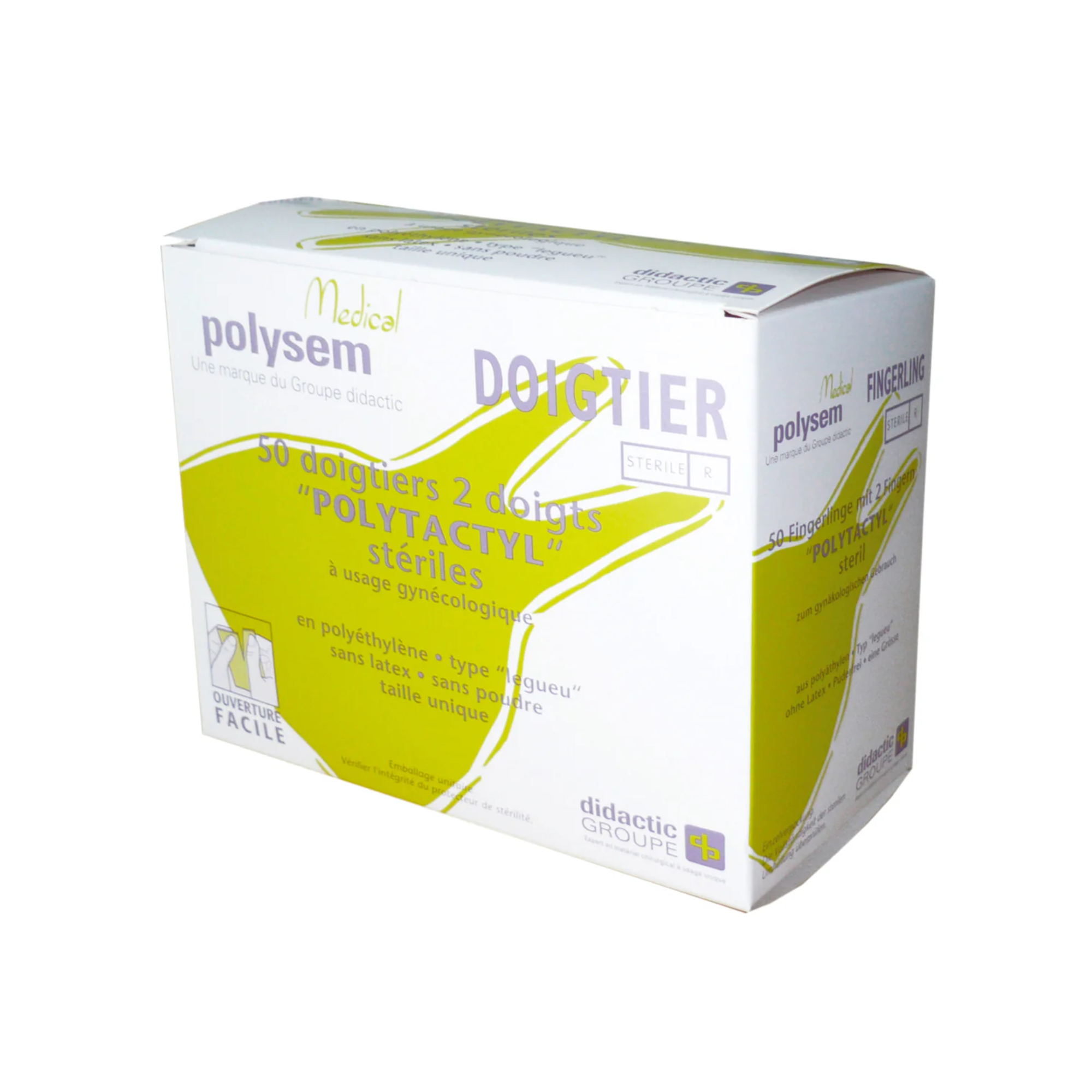 Polytactyl 2 Finger Finger Stall (2 types) - DIDACTIC