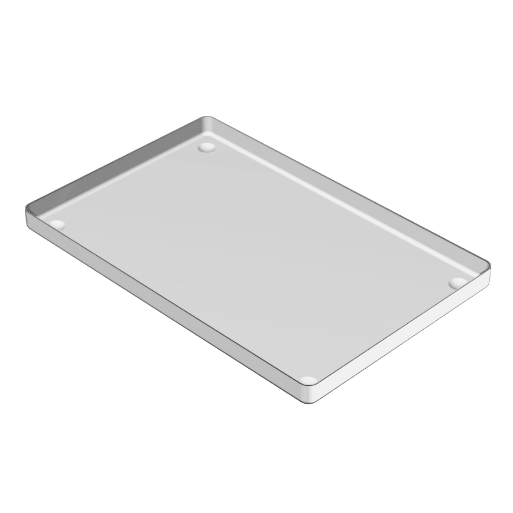 Plateau aluminium pour plateau à usage unique