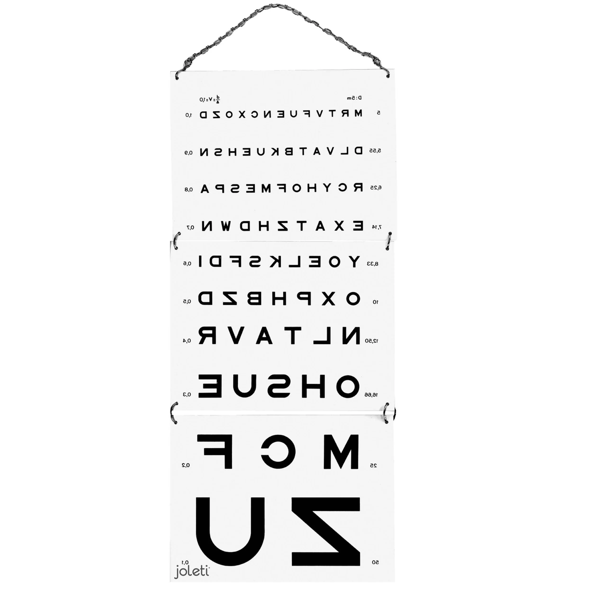 Echelle Monoyer (3 options) - JOLETI