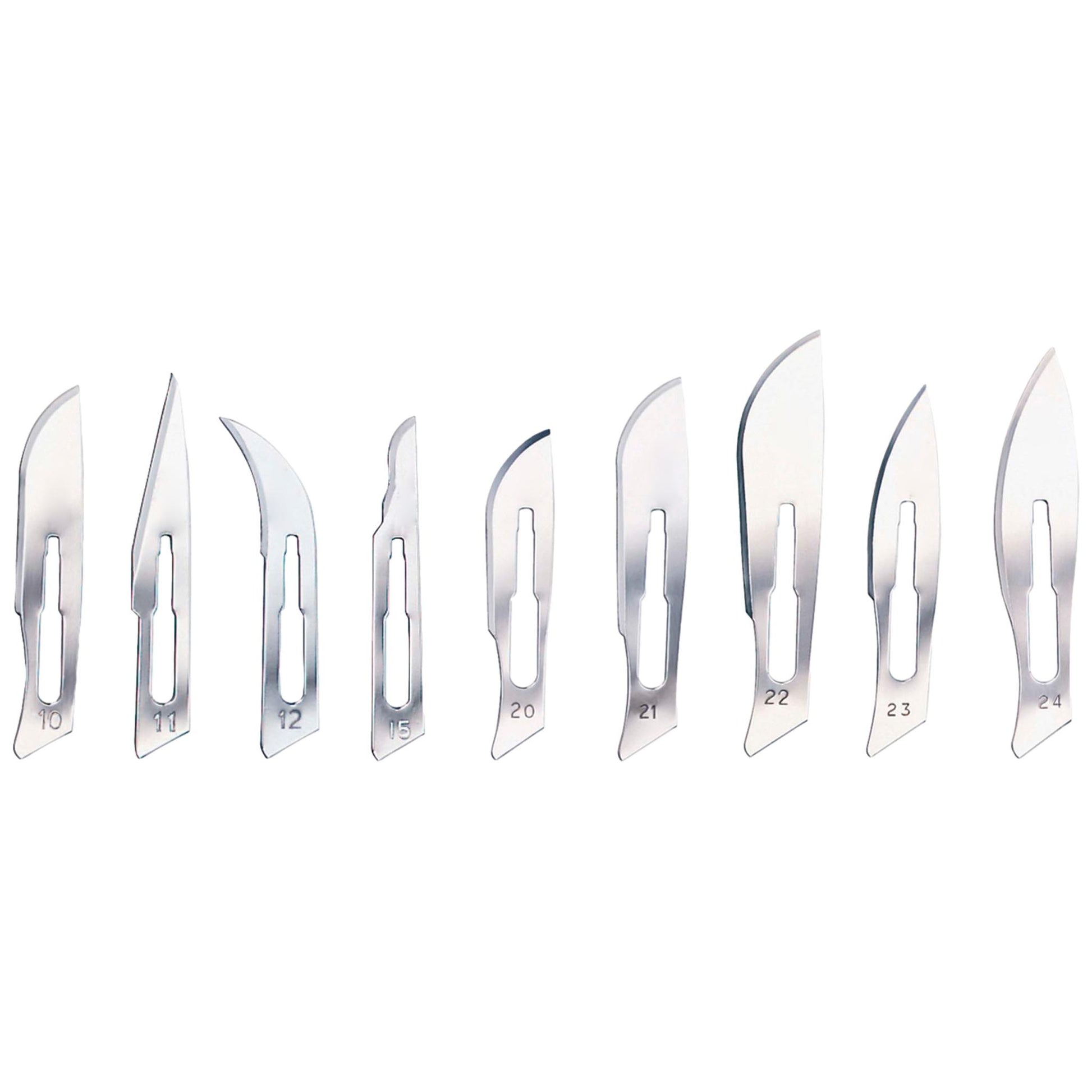 10 lames de bistouri en carbone stérile - Euromédis