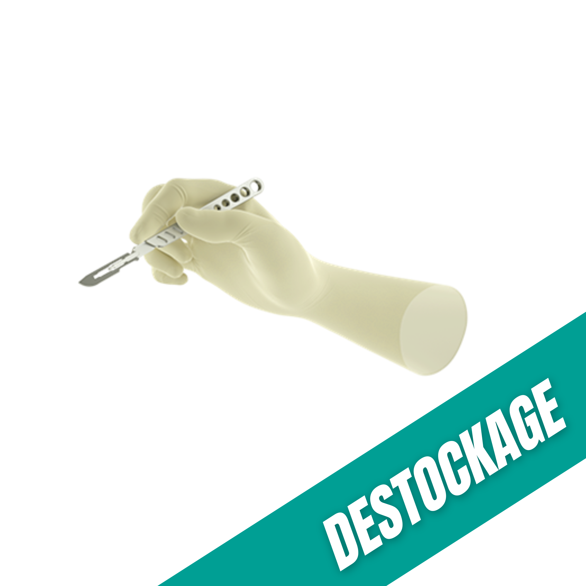 Gants de chirurgie latex Gammex - Sans poudre - Boite de 50 paires // Destockage