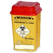 Bac de récupération de lames - 0,5 L - Herbitas