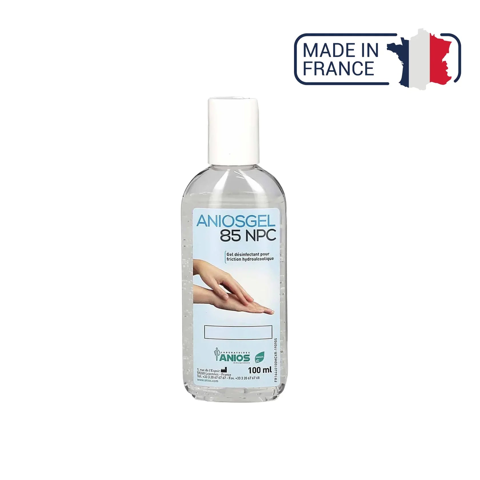 Aniosgel 85 NPC - Gel désinfectant pour friction hydroalcoolique - Anios