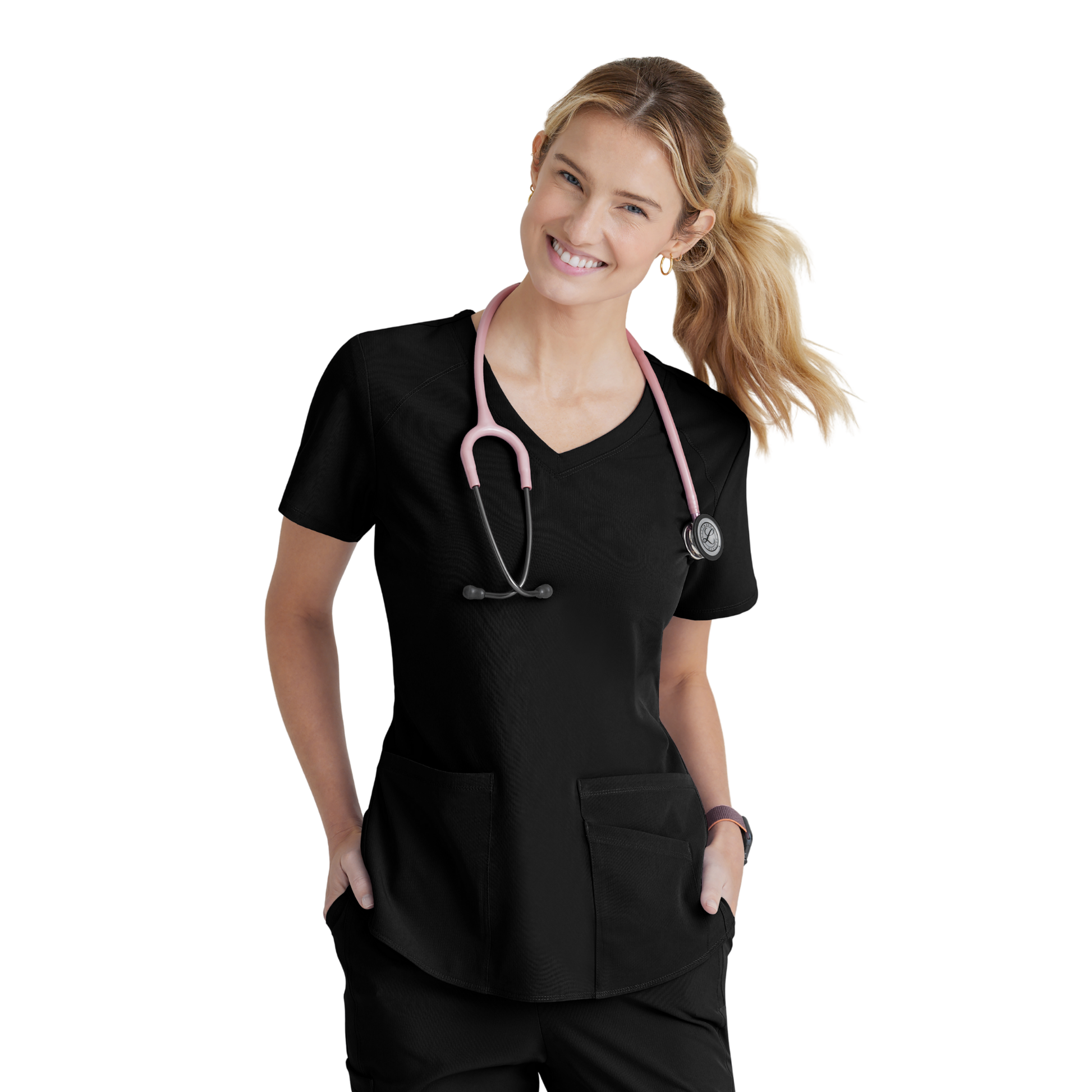 Breeze Top - Haut médical col V - Femme - Skechers SKECHERS