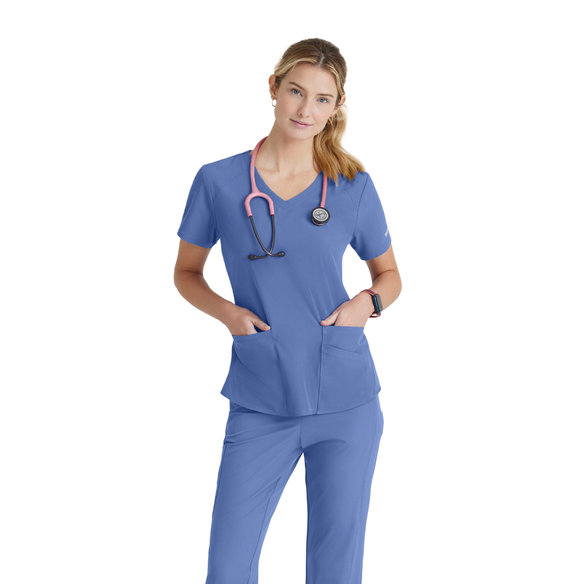 Breeze Top - Haut médical col V - Femme - Skechers SKECHERS