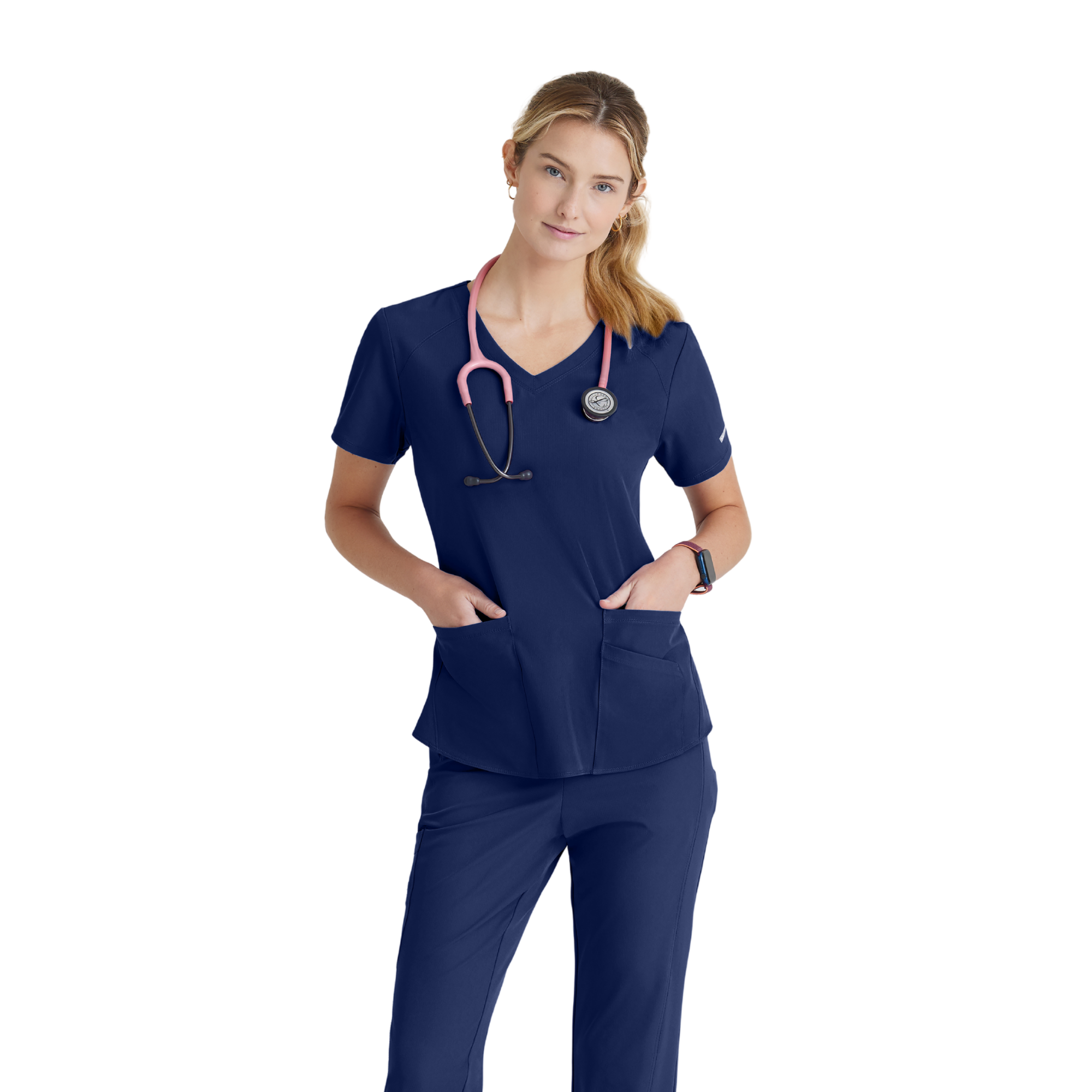 Breeze Top - Haut médical col V - Femme - Skechers SKECHERS