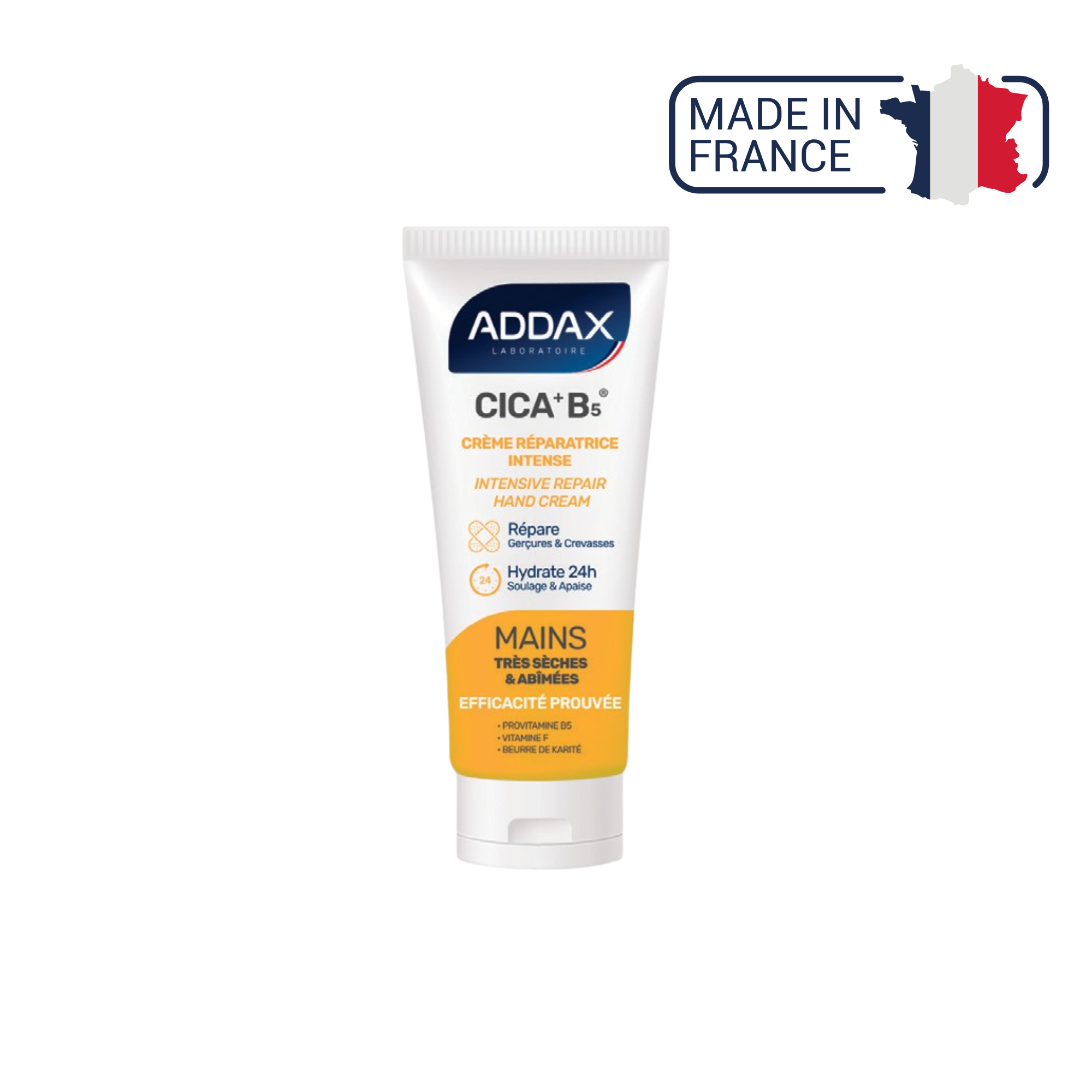 CICA + B5® - Crème mains réparatrice intense - 50 ml - Laboratoire Addax Laboratoire Addax