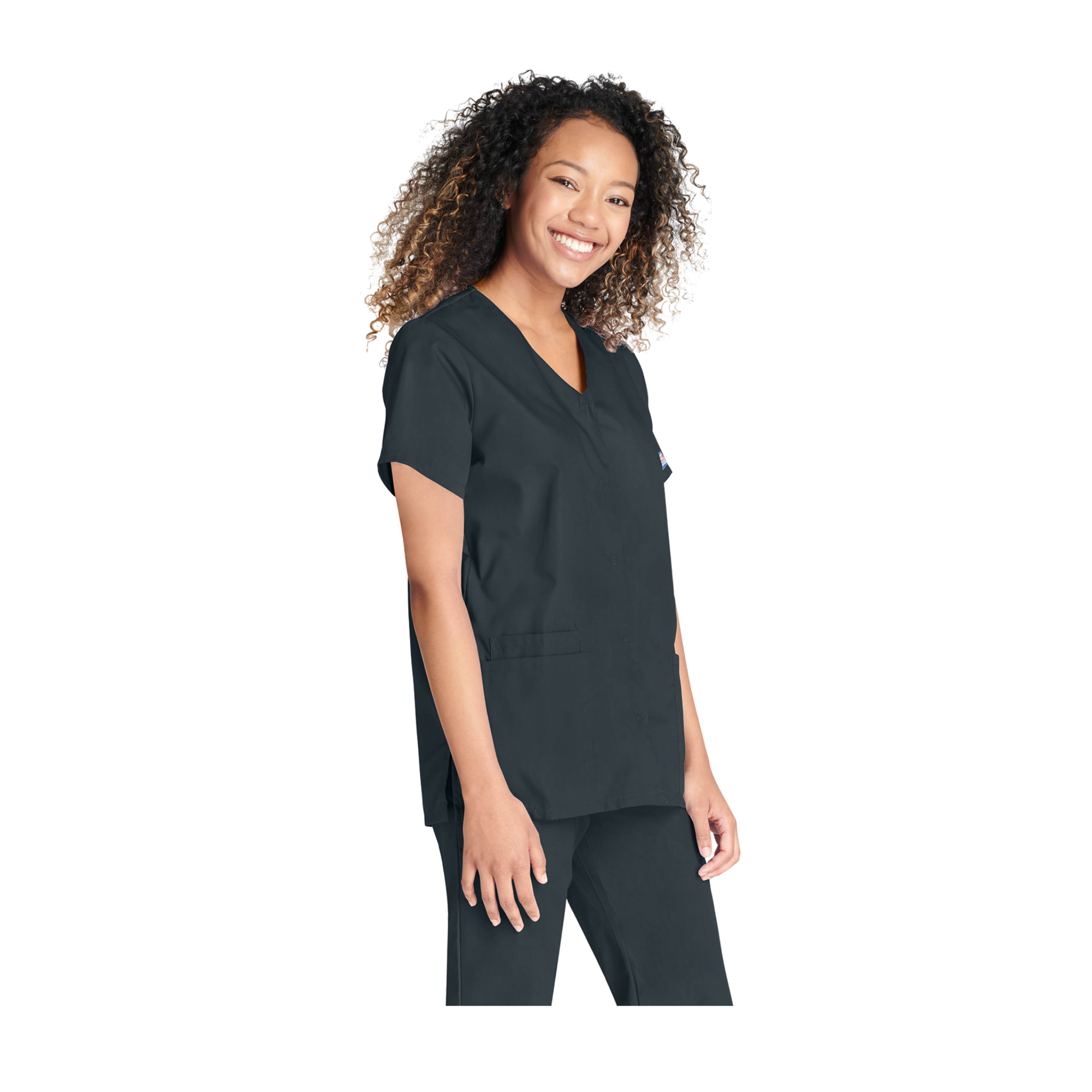 Calais - Tunique col V à boutons-pression - Femme - Cherokee