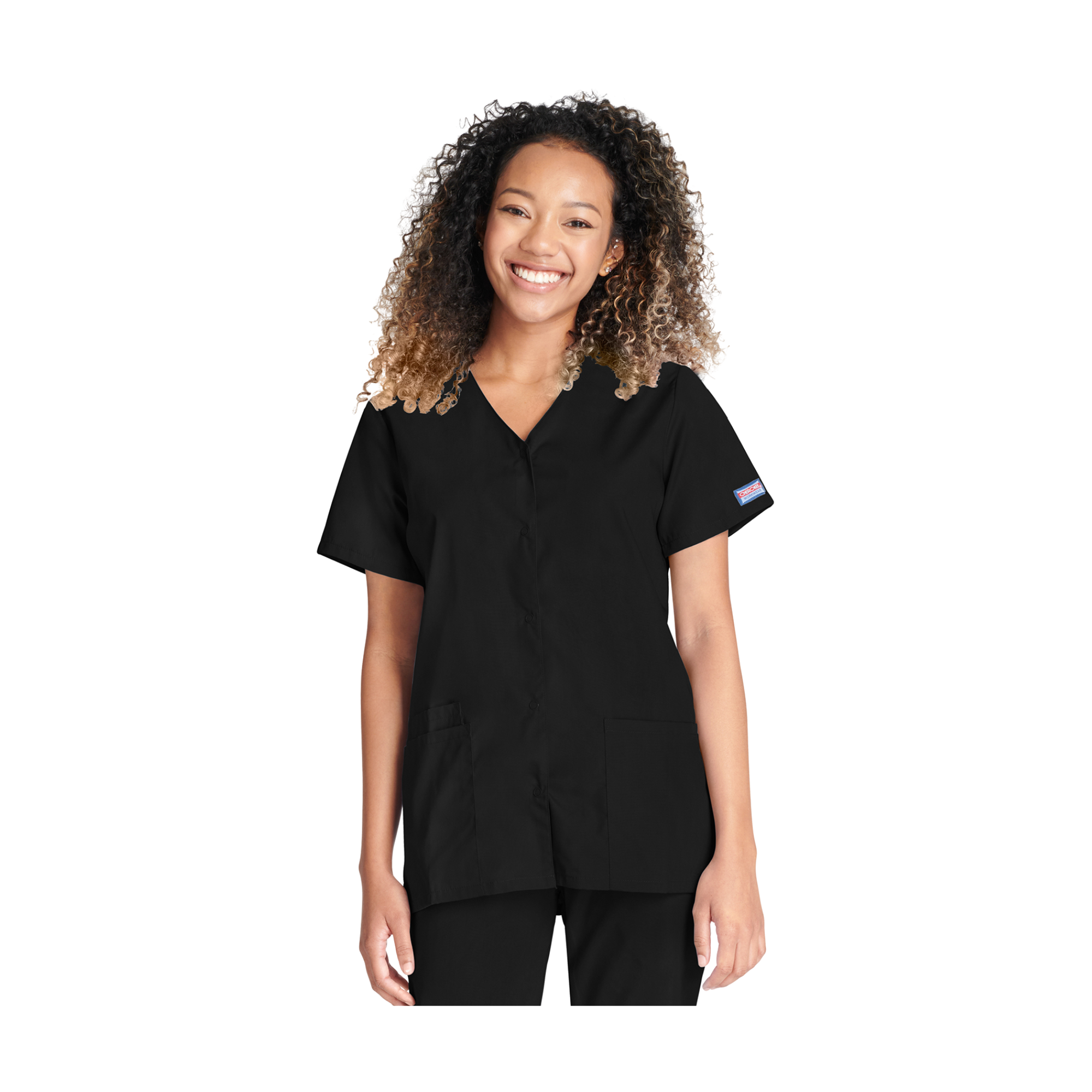 Calais - Tunique col V à boutons-pression - Femme - Cherokee