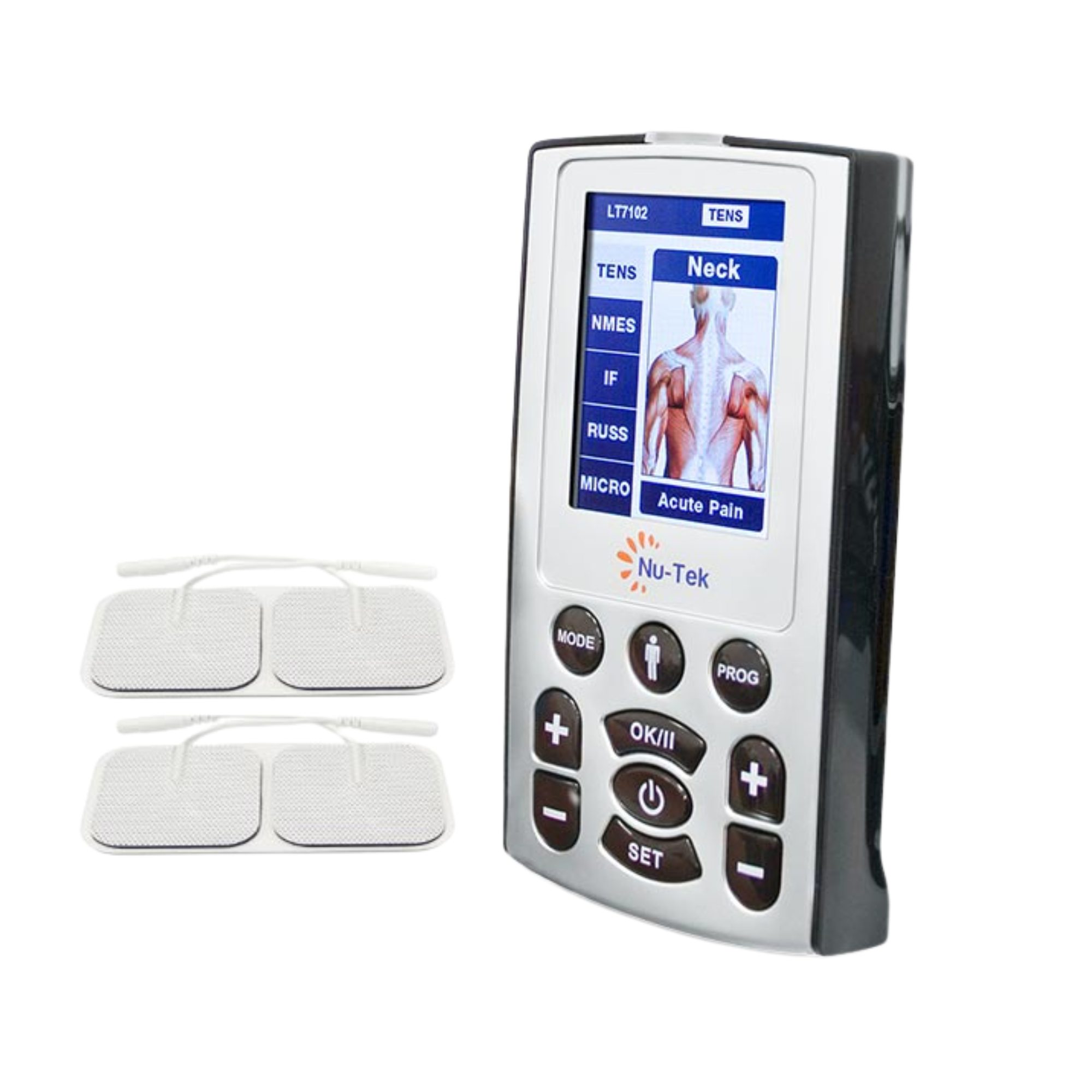 Professional Electrostimulator - Tens/Ems/Ifc/Rus/Mes - 2 channels - 90 programs