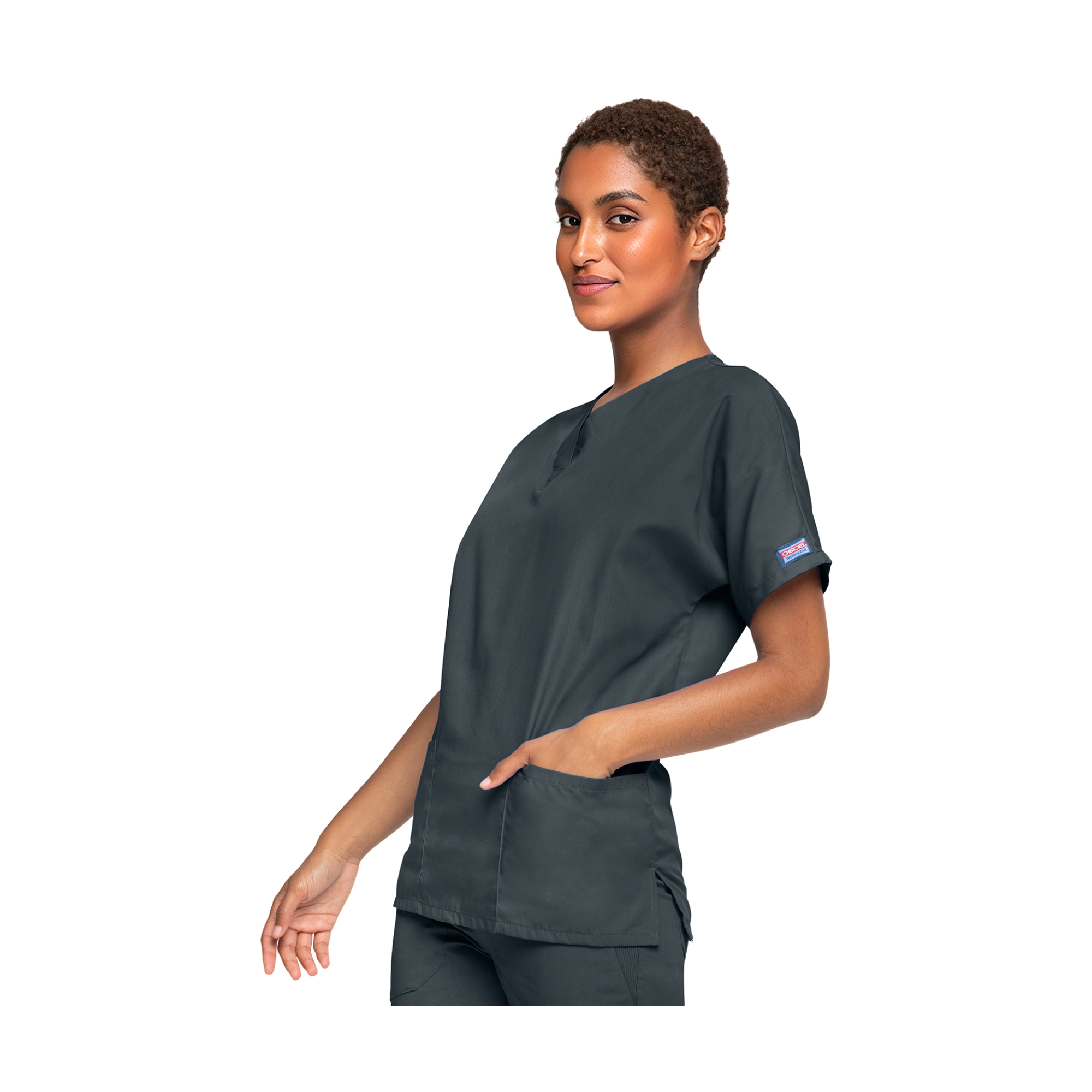 Guéthary - Medical tunic - V-neck - Short sleeves - Women - Cherokee - Color 2