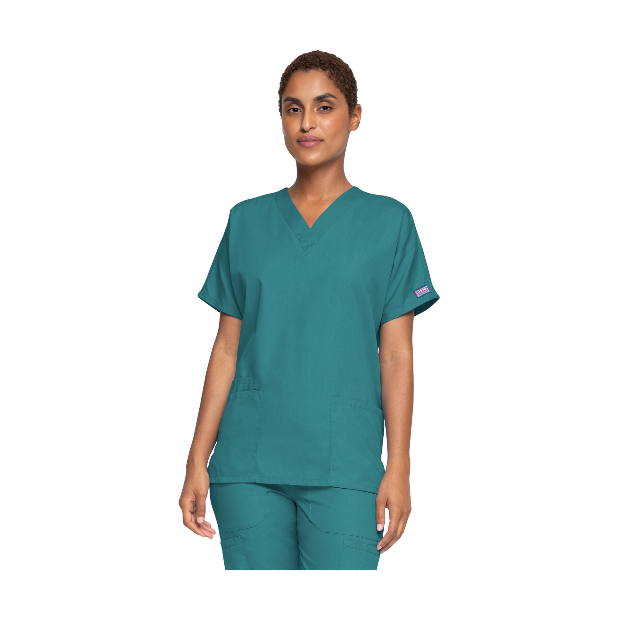 Guéthary - Medical tunic - V-neck - Short sleeves - Women - Cherokee - Color 1