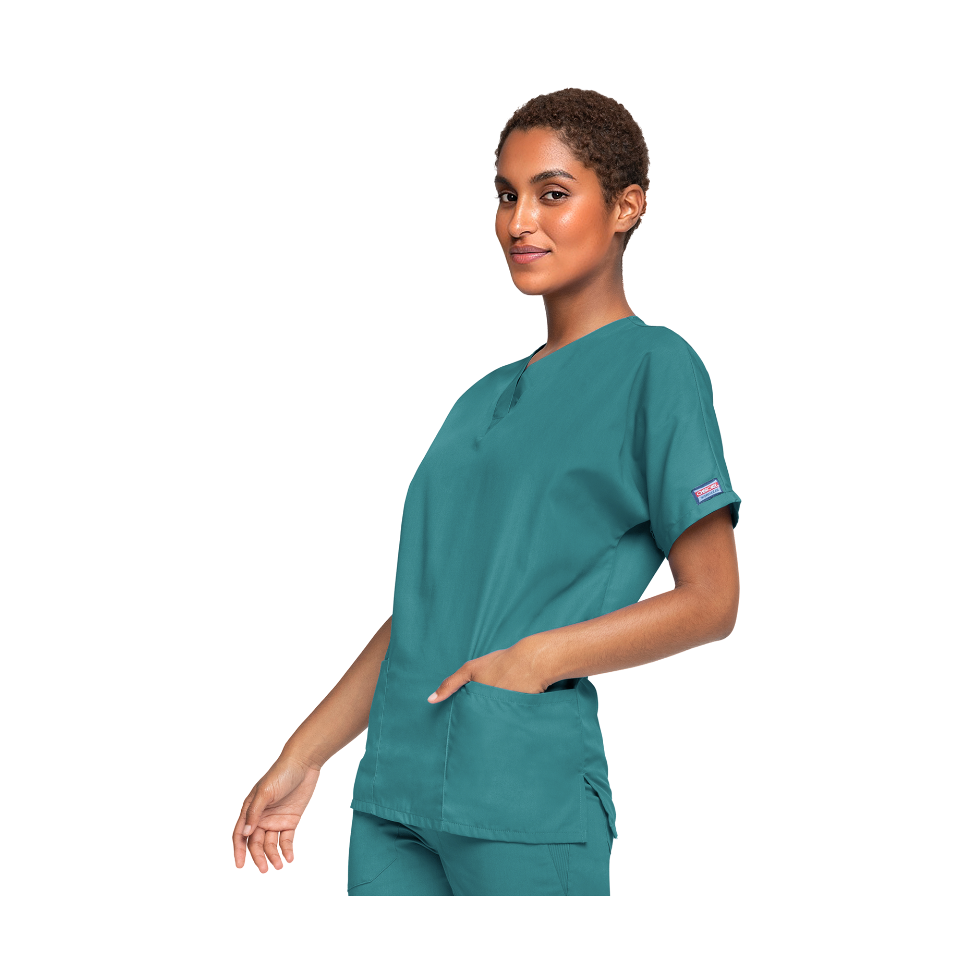 Guéthary - Medical tunic - V-neck - Short sleeves - Women - Cherokee - Color 1