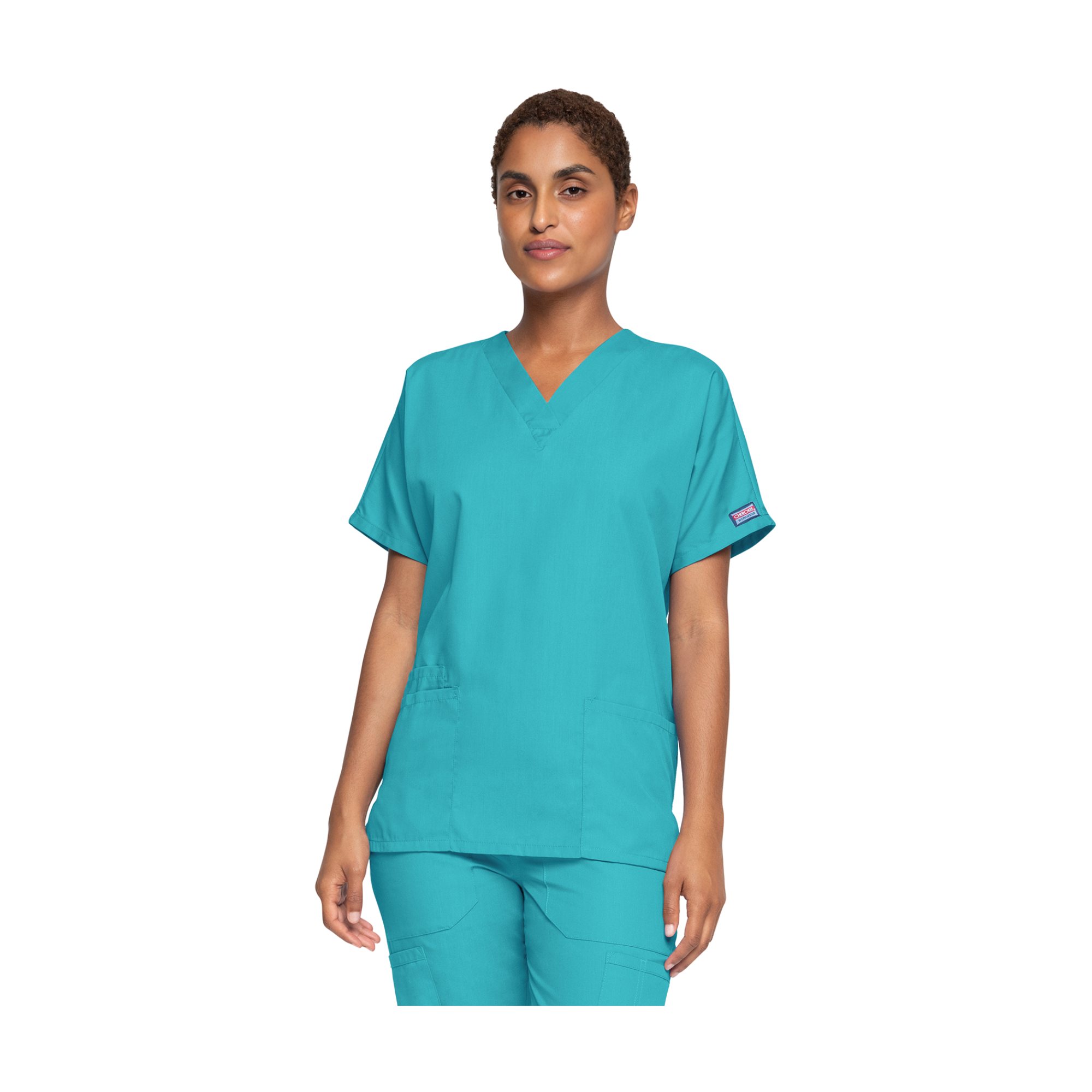 Guéthary - Medical tunic - V-neck - Short sleeves - Women - Cherokee - Color 1