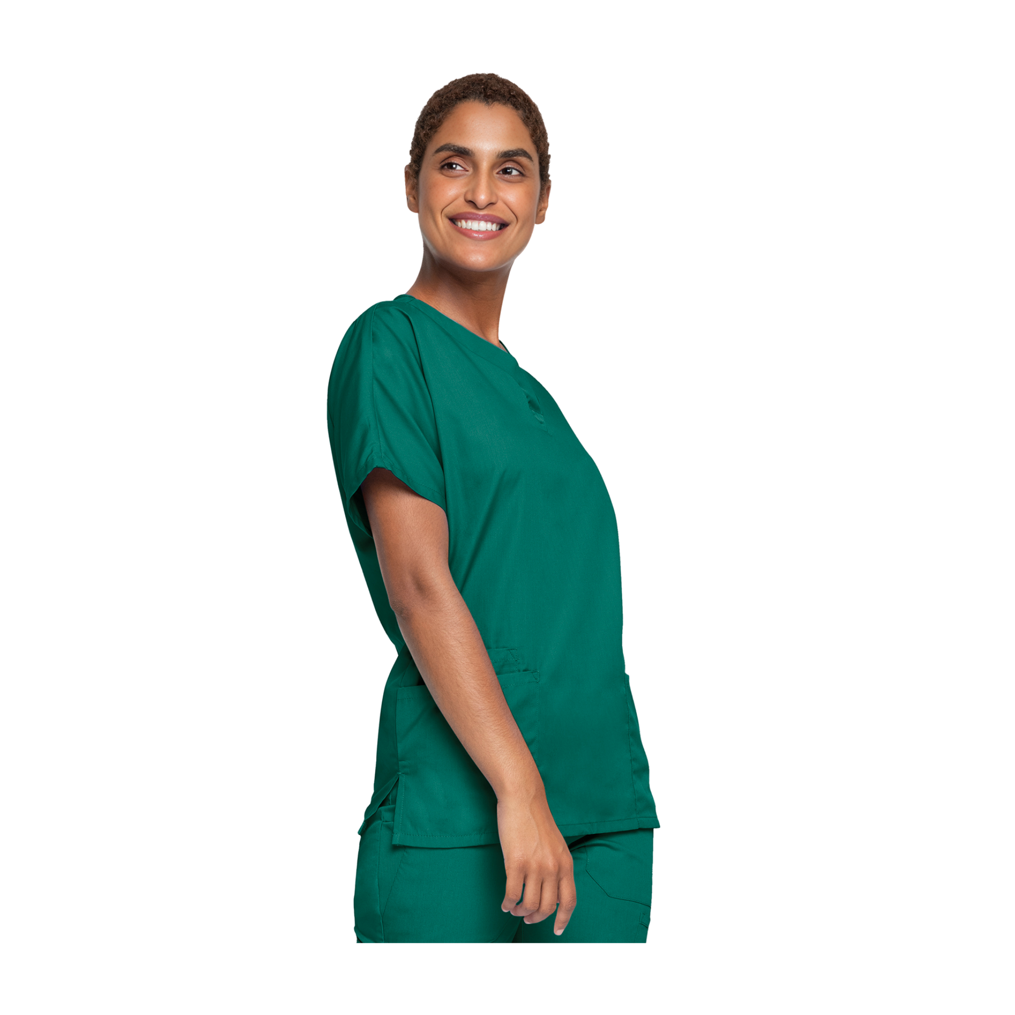 Guéthary - Medical tunic - V-neck - Short sleeves - Women - Cherokee - Color 1