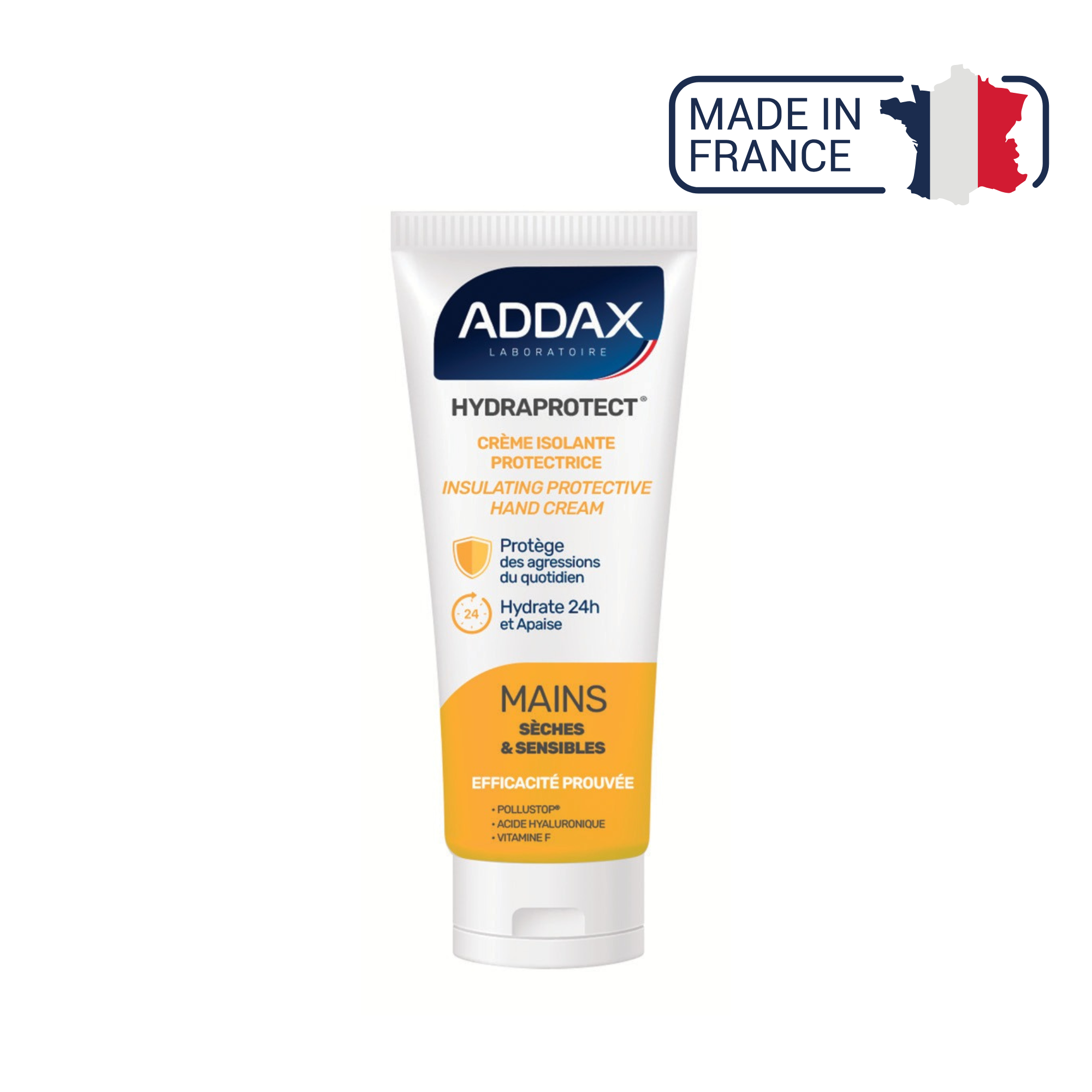 HYDRAPROTECT® - Crème mains isolante protectrice - 100 ml - Laboratoire Addax Laboratoire Addax
