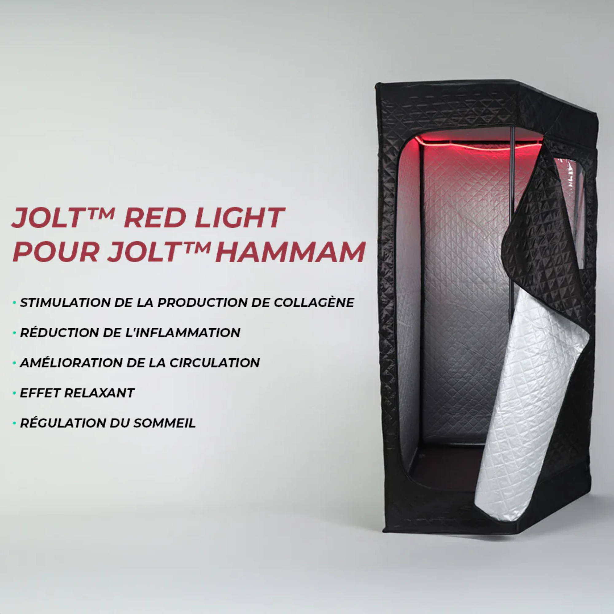 Led lumineuse rouge 3,35 m - Hammam/Sauna - Jolt