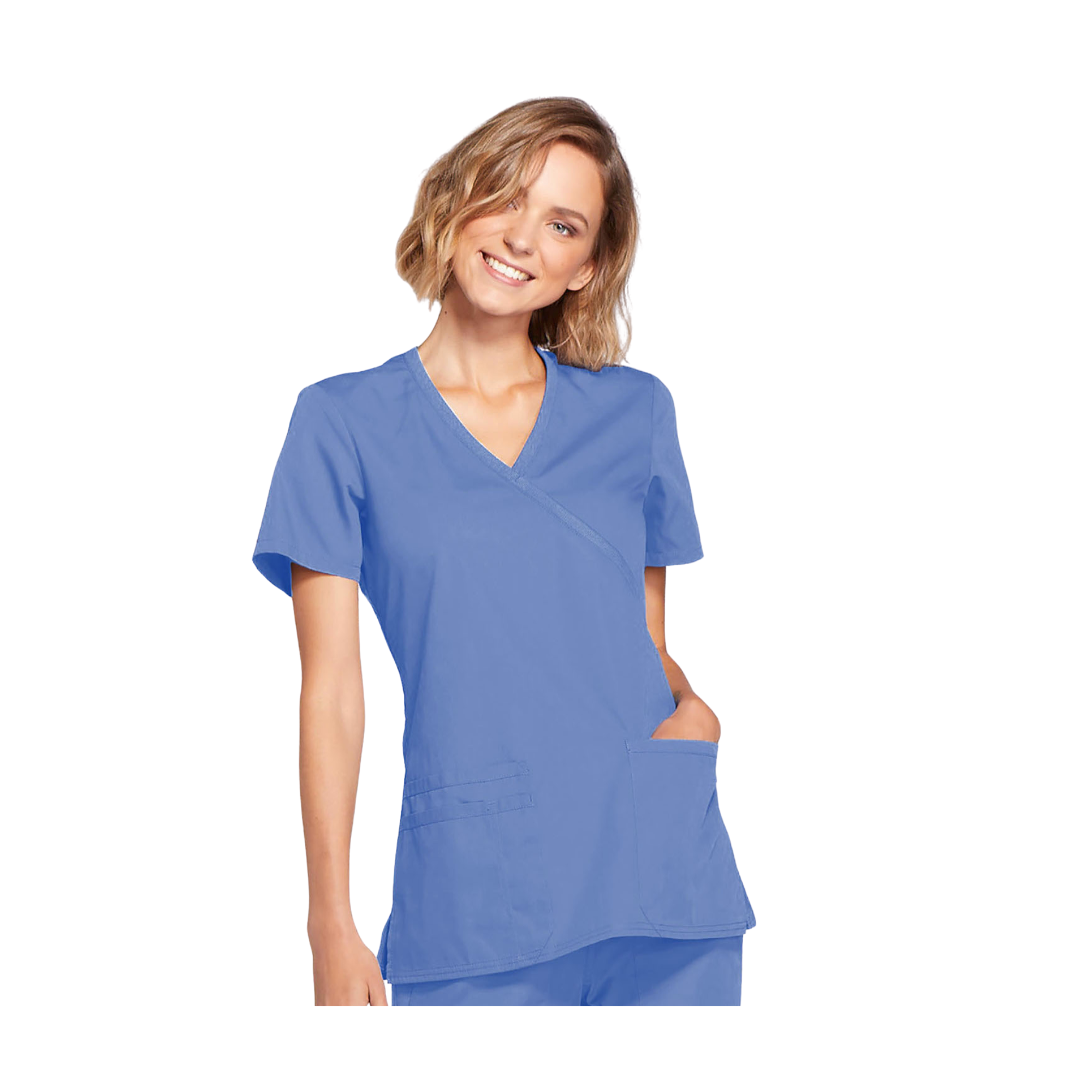 Limoges - Tunique médicale - Effet cache-coeur  - Manches courtes - Femme - Cherokee Cherokee Authentic Workwear