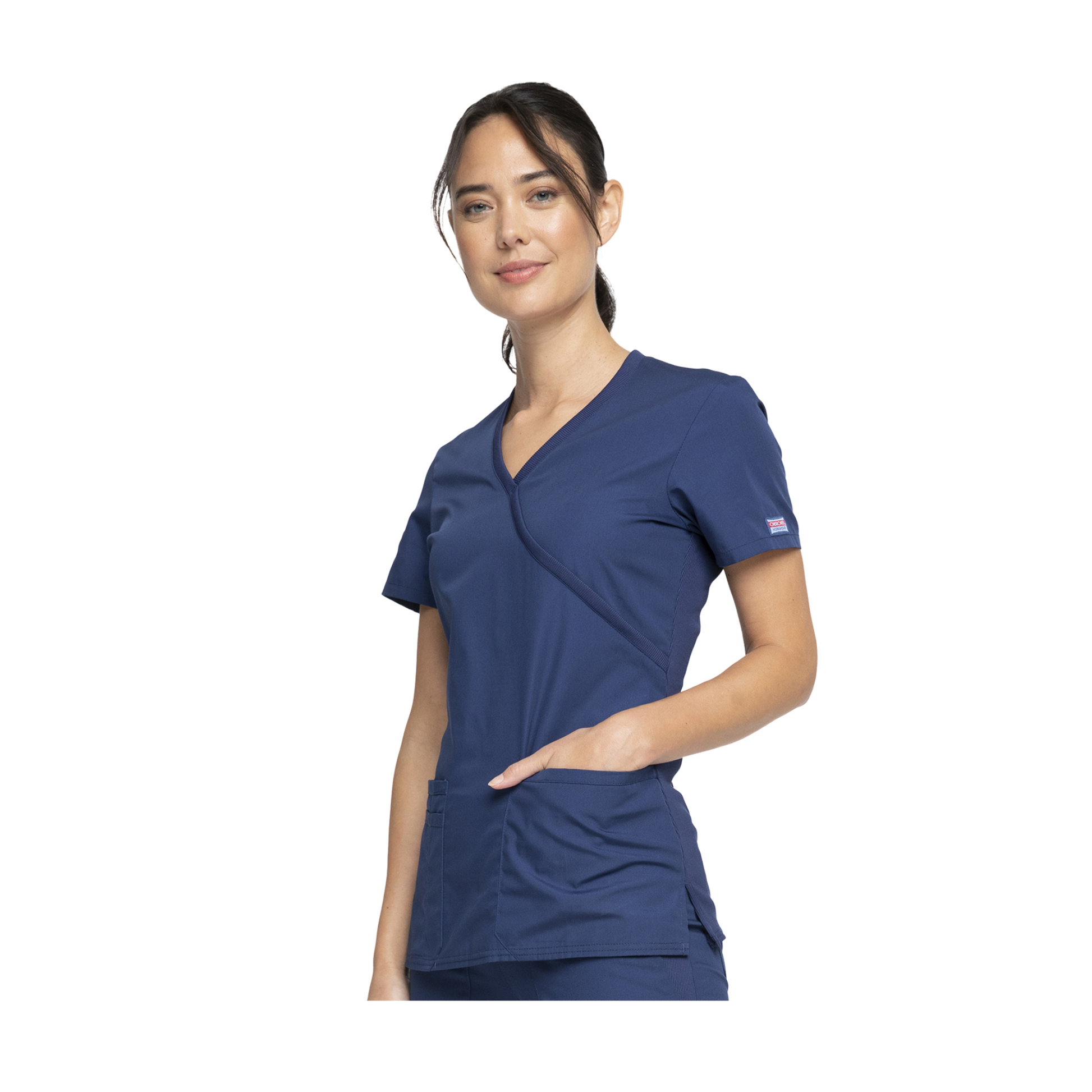 Limoges - Tunique médicale - Effet cache-coeur  - Manches courtes - Femme - Cherokee Cherokee Authentic Workwear