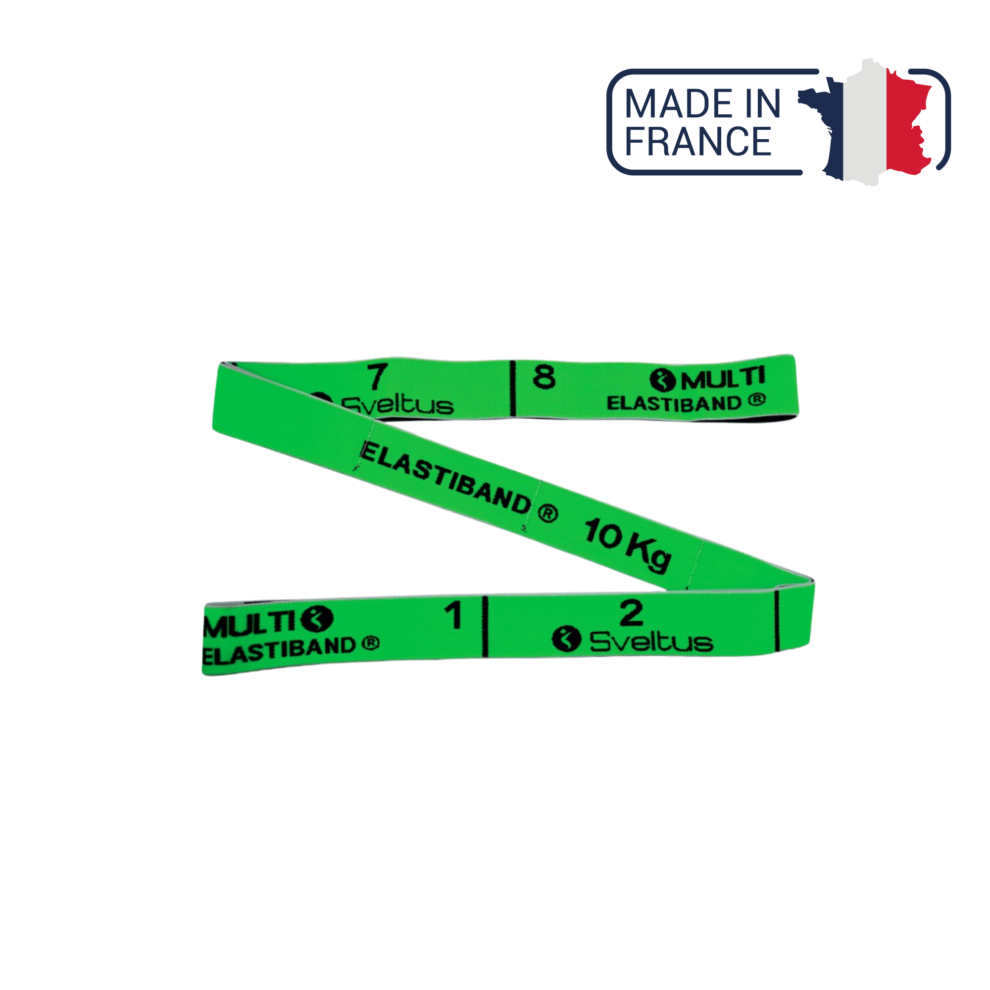 Multi Elastiband® Vert vrac 110 cm - 10 kg - Sveltus