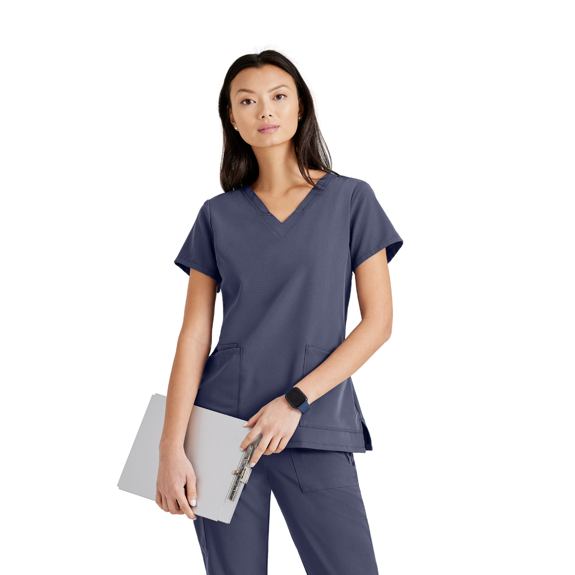 Purpose Top - Haut médical confortable et polyvalent - Col V - Femme - Barco Unify BARCO UNIFY