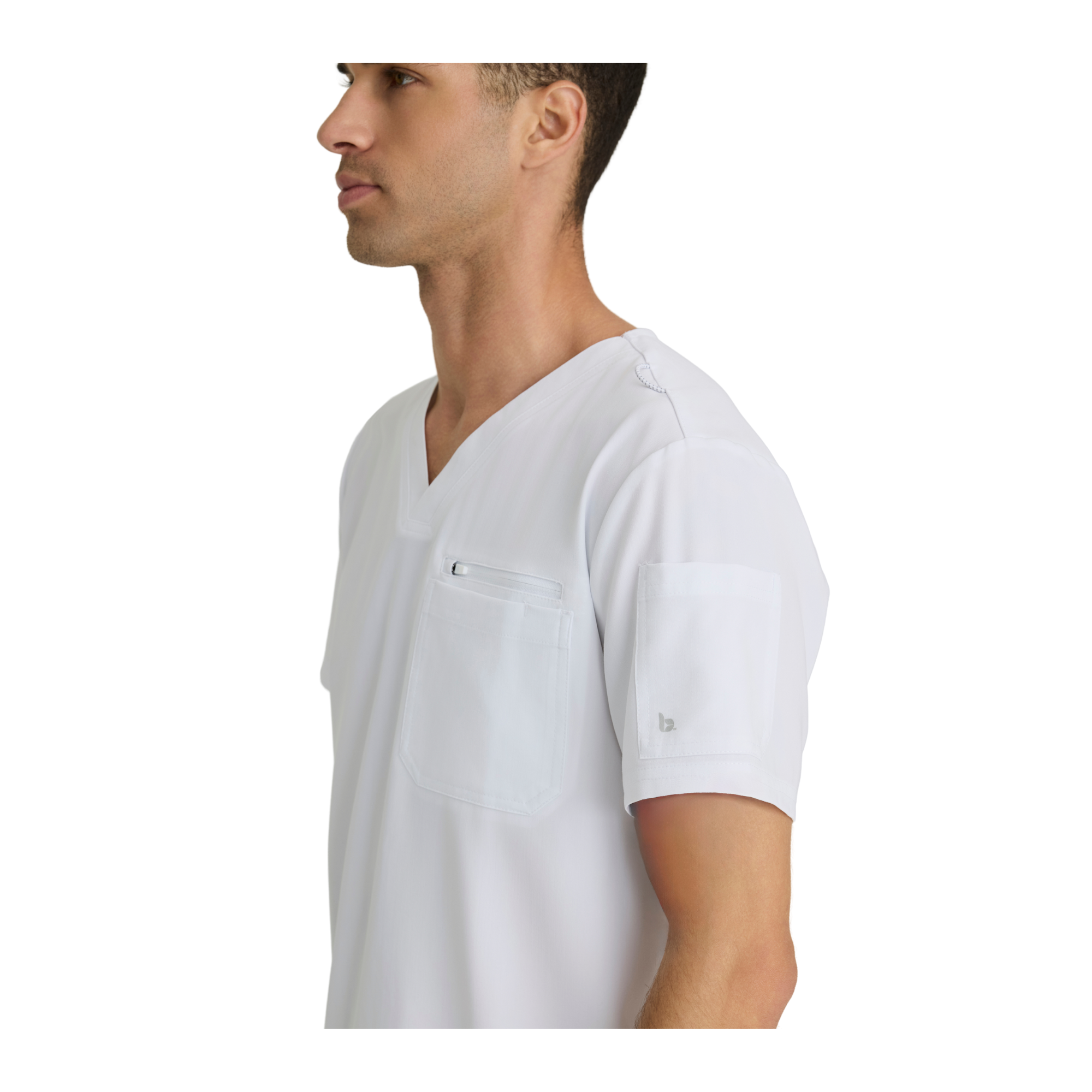 Rally Top - Haut médical slim et élégant - Col V - Homme - Barco Unify BARCO UNIFY