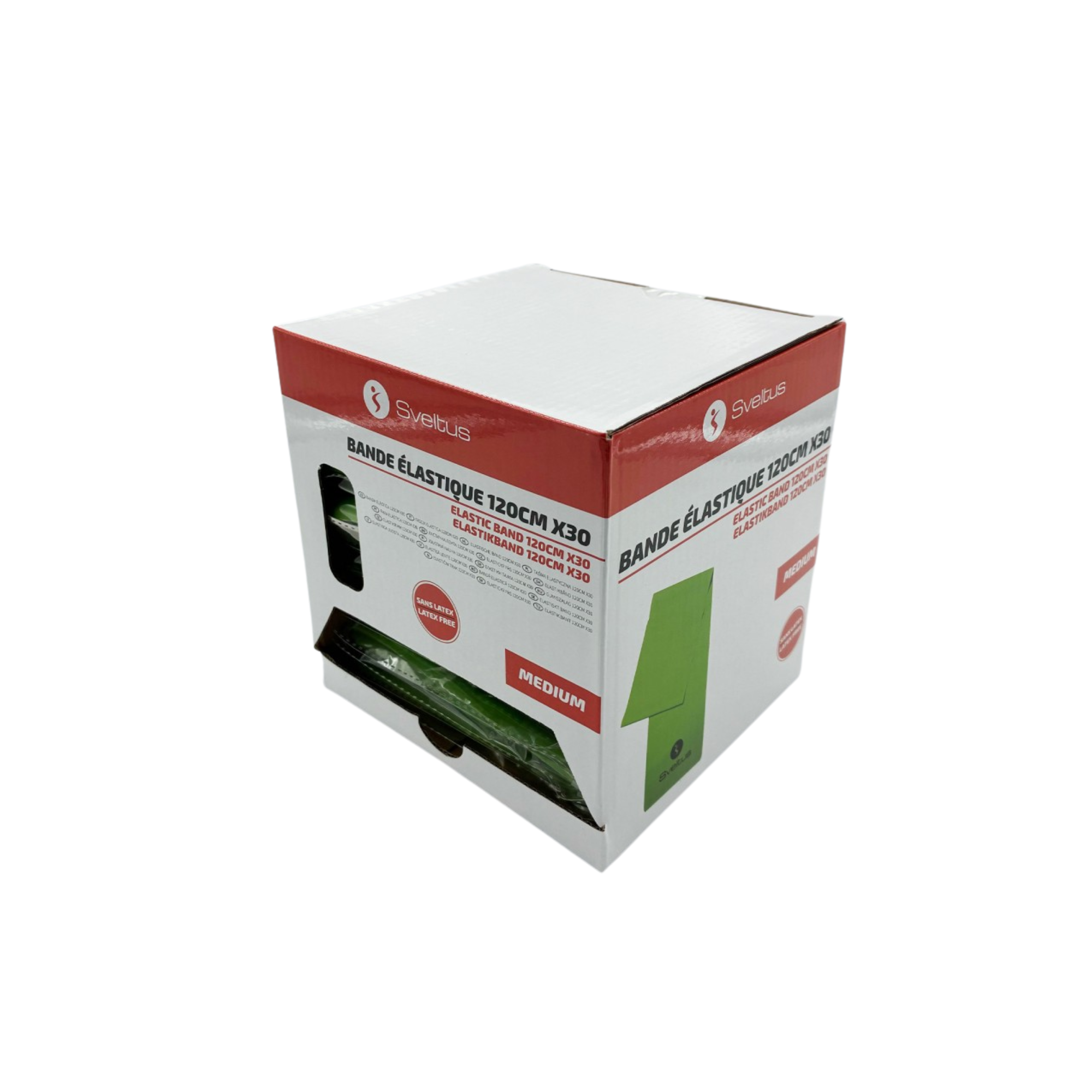 Set of 30 TPE Elastic Bands - 120 cm - Sveltus