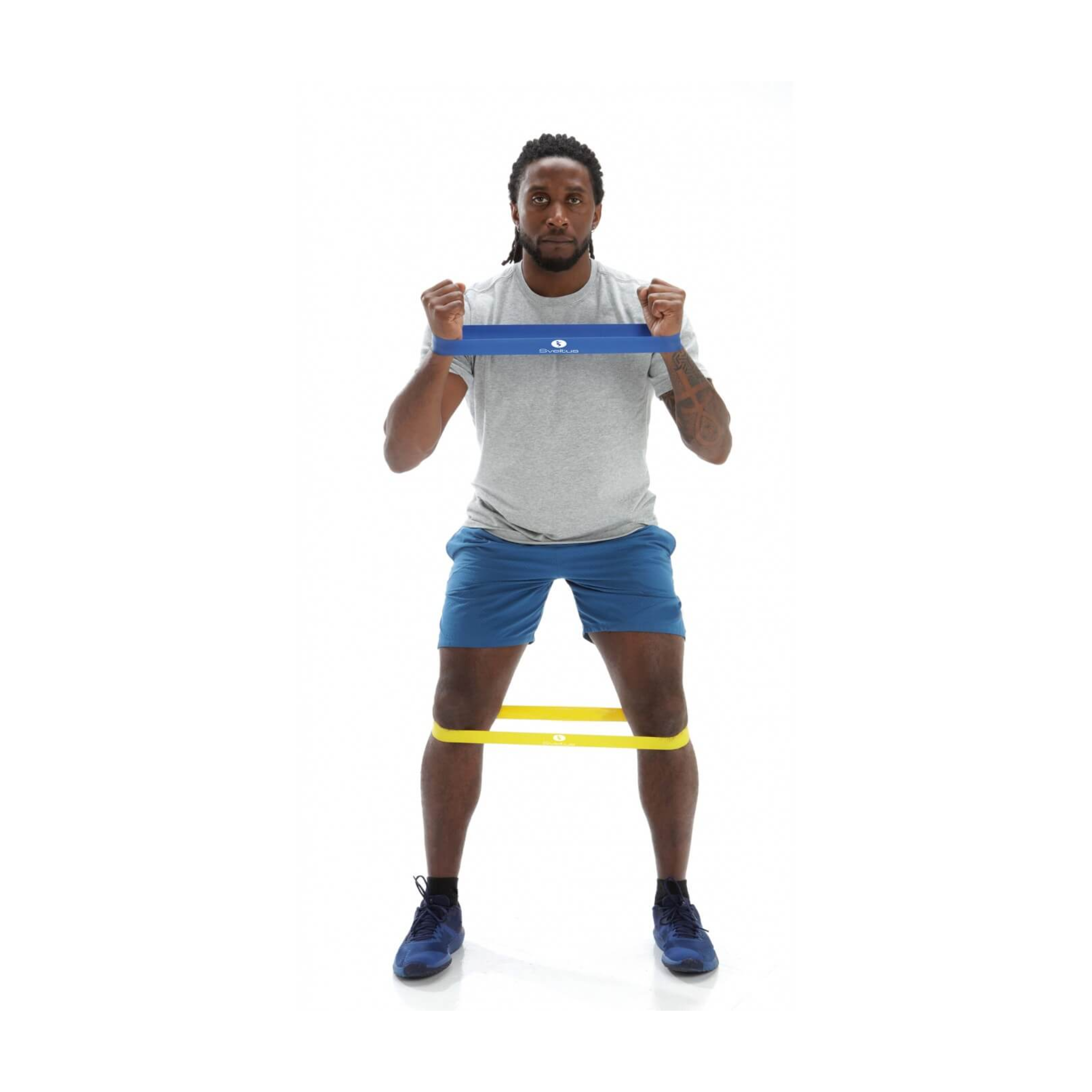 Set de 4 Bandes Latex Aérobic - 25 cm - 9/22 kg - Sveltus