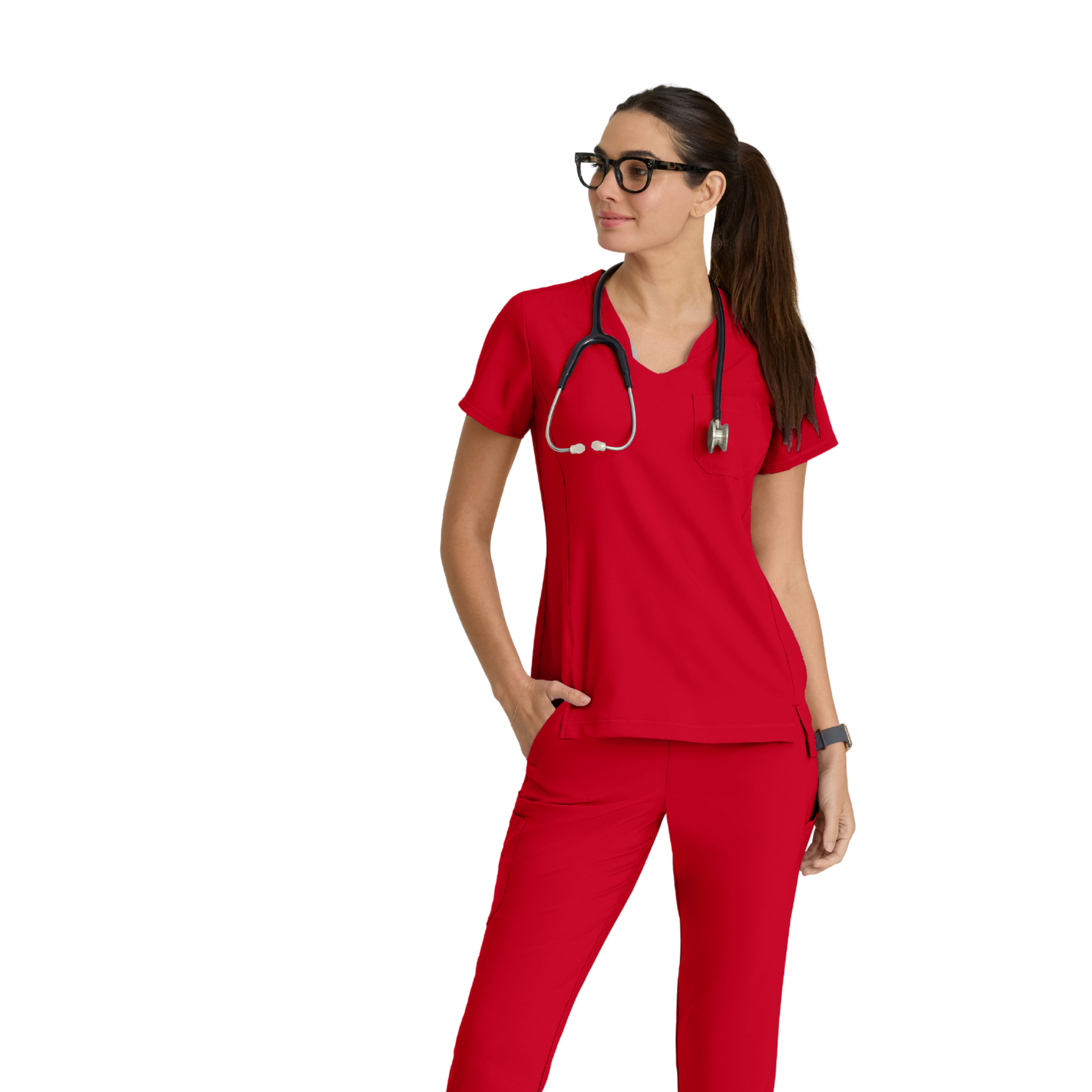 Sway Tuck-In Top - Tunique médical moderne - Femme - Grey’s Anatomy Evolve GREYS ANATOMY EVOLVE