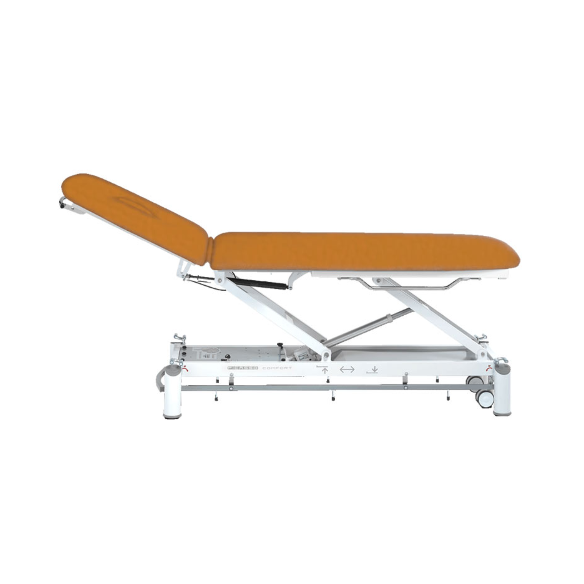 Electric physiotherapy table - Picasso Comfort - castors + control frame - Ferrox