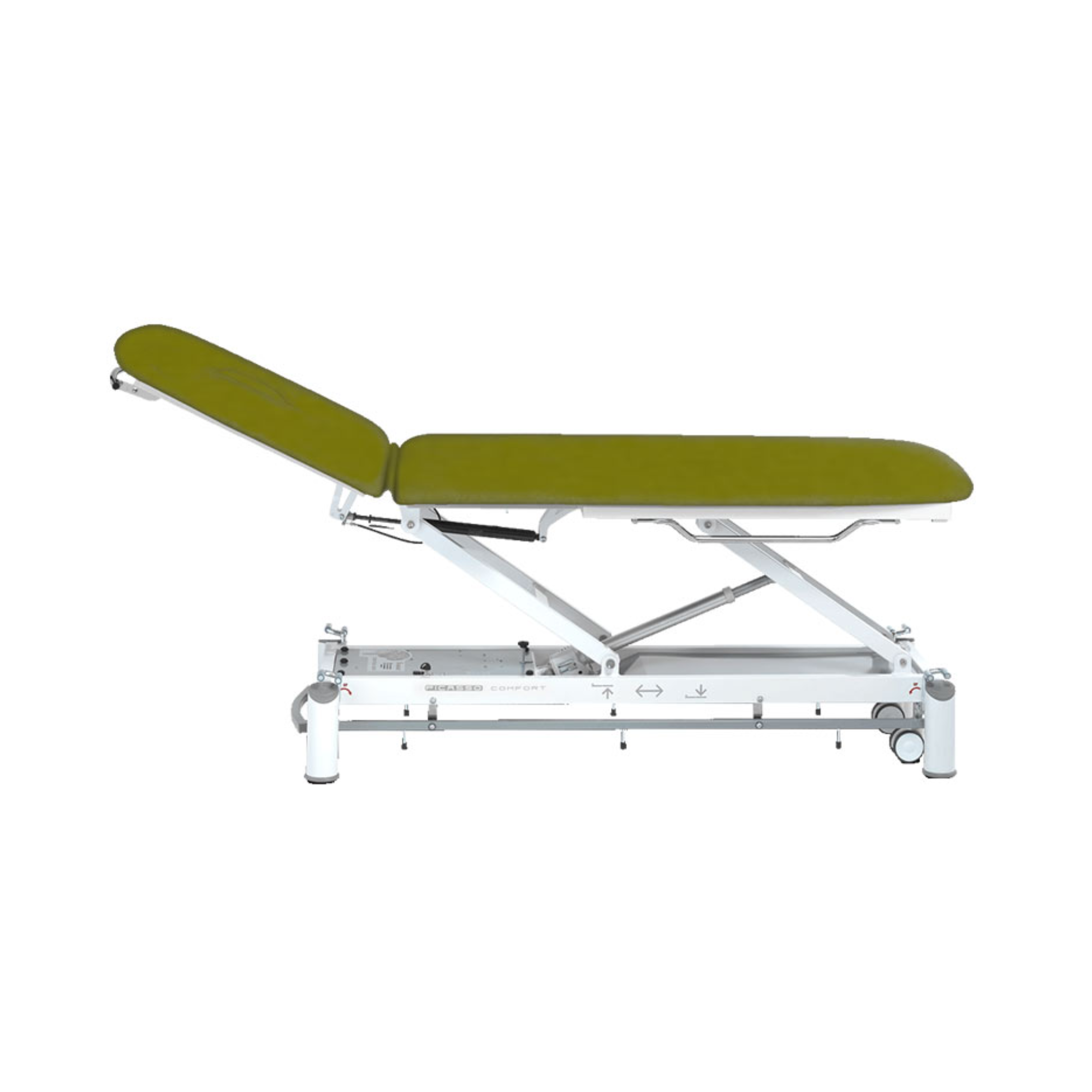 Electric physiotherapy table - Picasso Comfort - castors + control frame - Ferrox