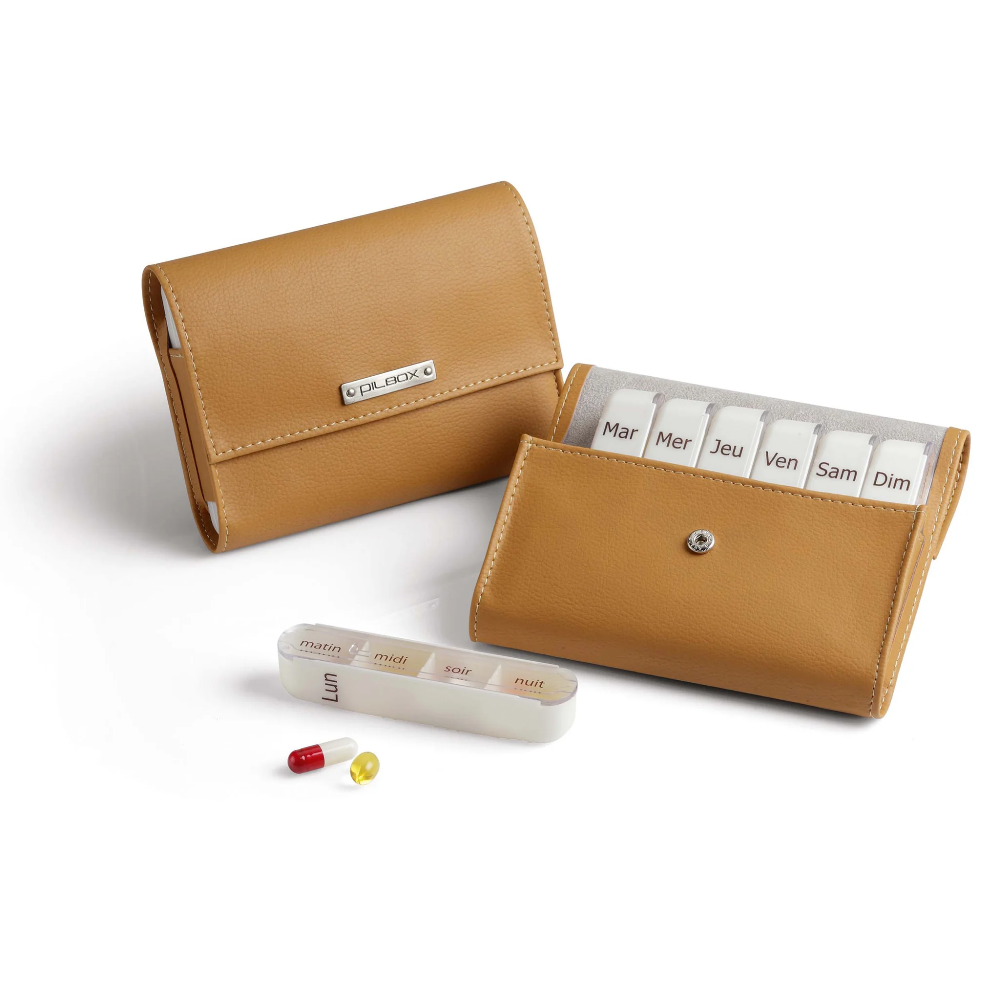 Pilulier Pilbox Liberty - plusieurs coloris - STI Plastic